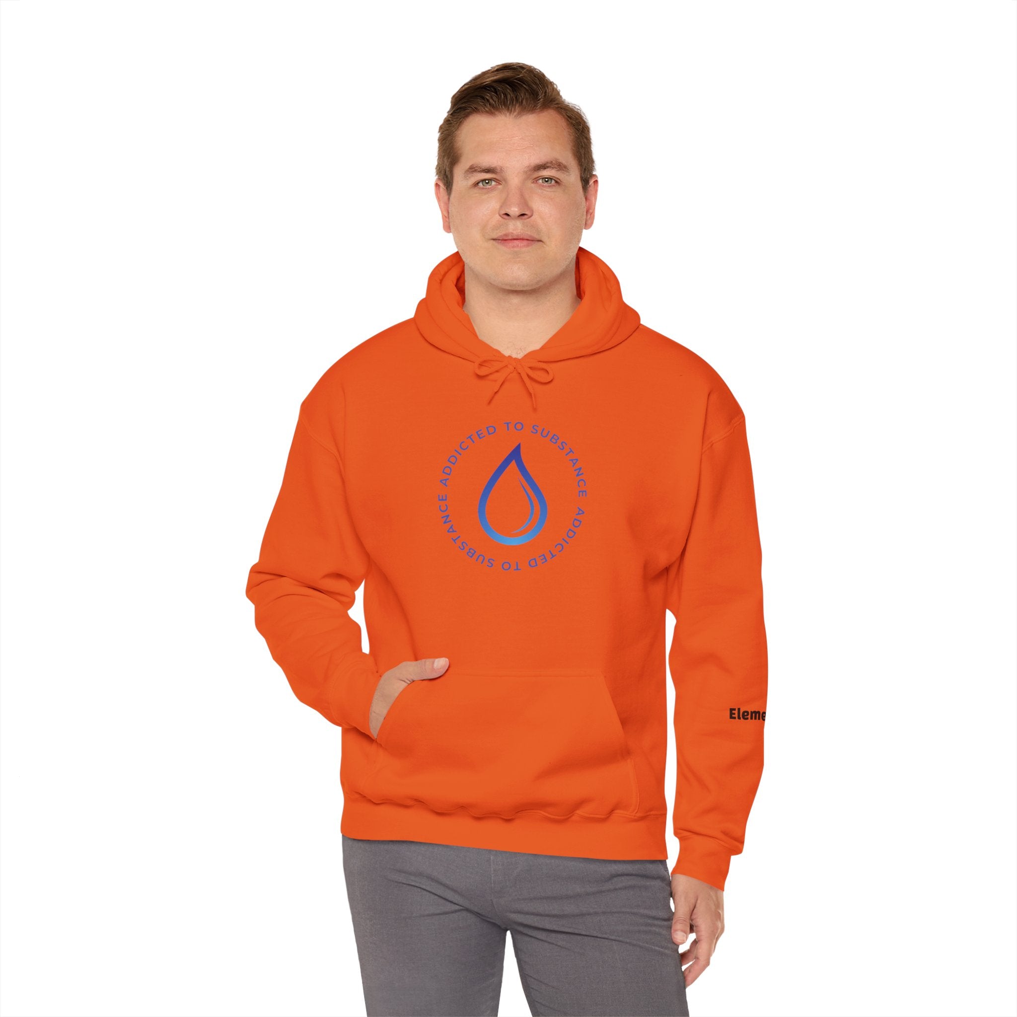 Men's Addicted To Substance Elements 2 Hoodie (Water) | Heavy Blend™ Hooded Sweatshirt
