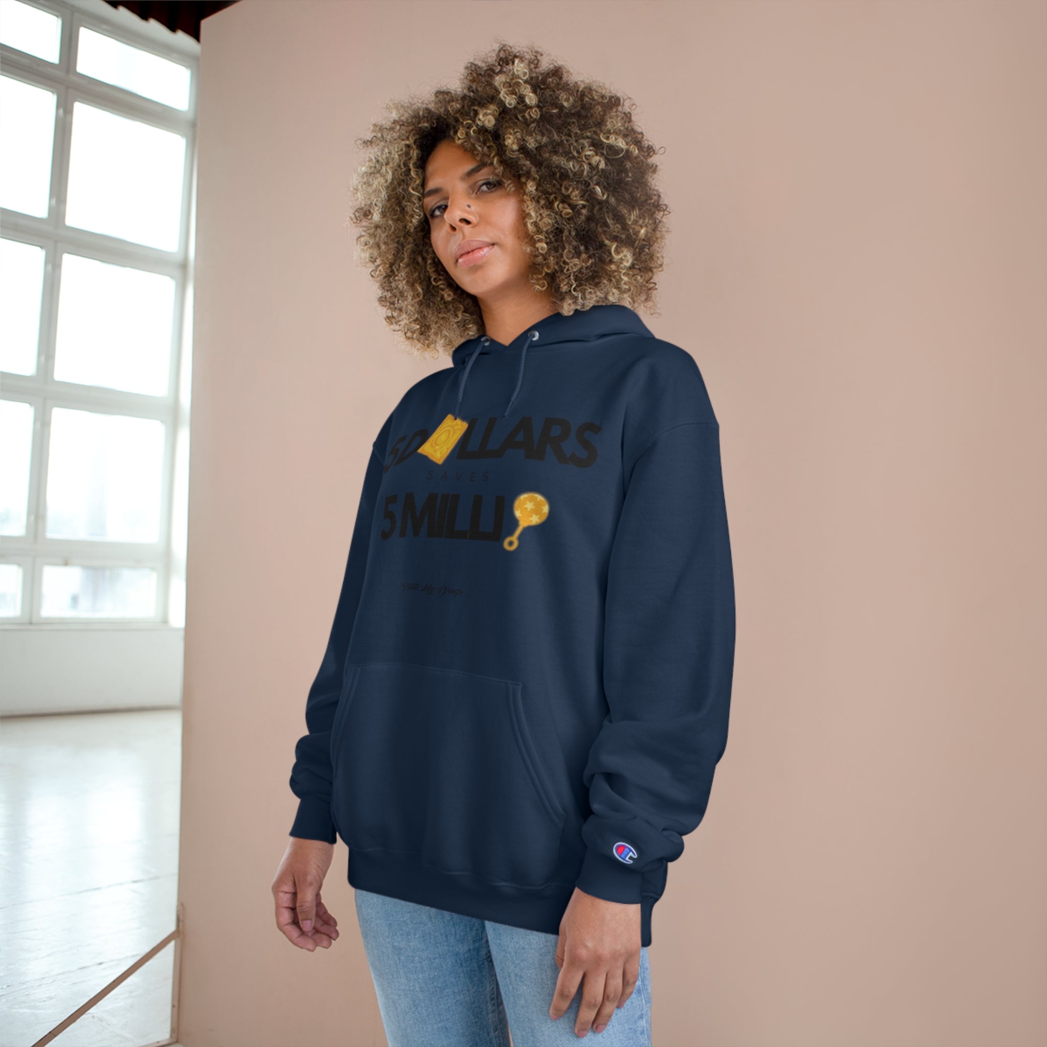 $5 Saves 5 Mill Signature Hoodie | Champion