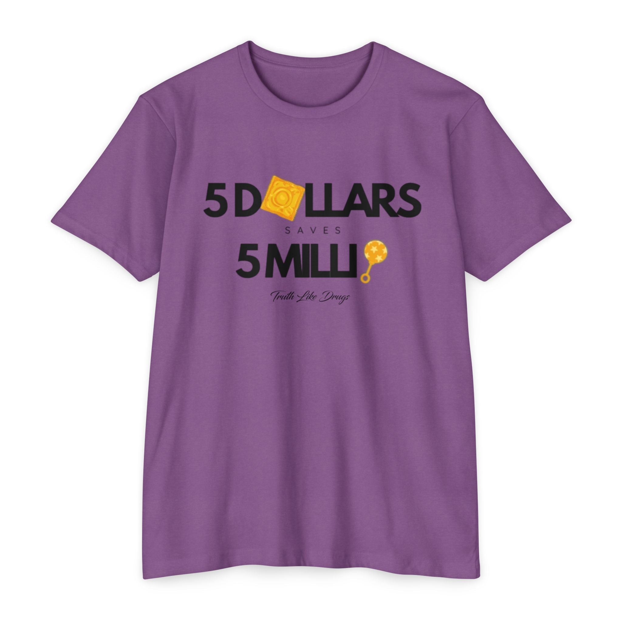 5 Dollars Saves 5 Milli' Men's Jersey T-Shirt