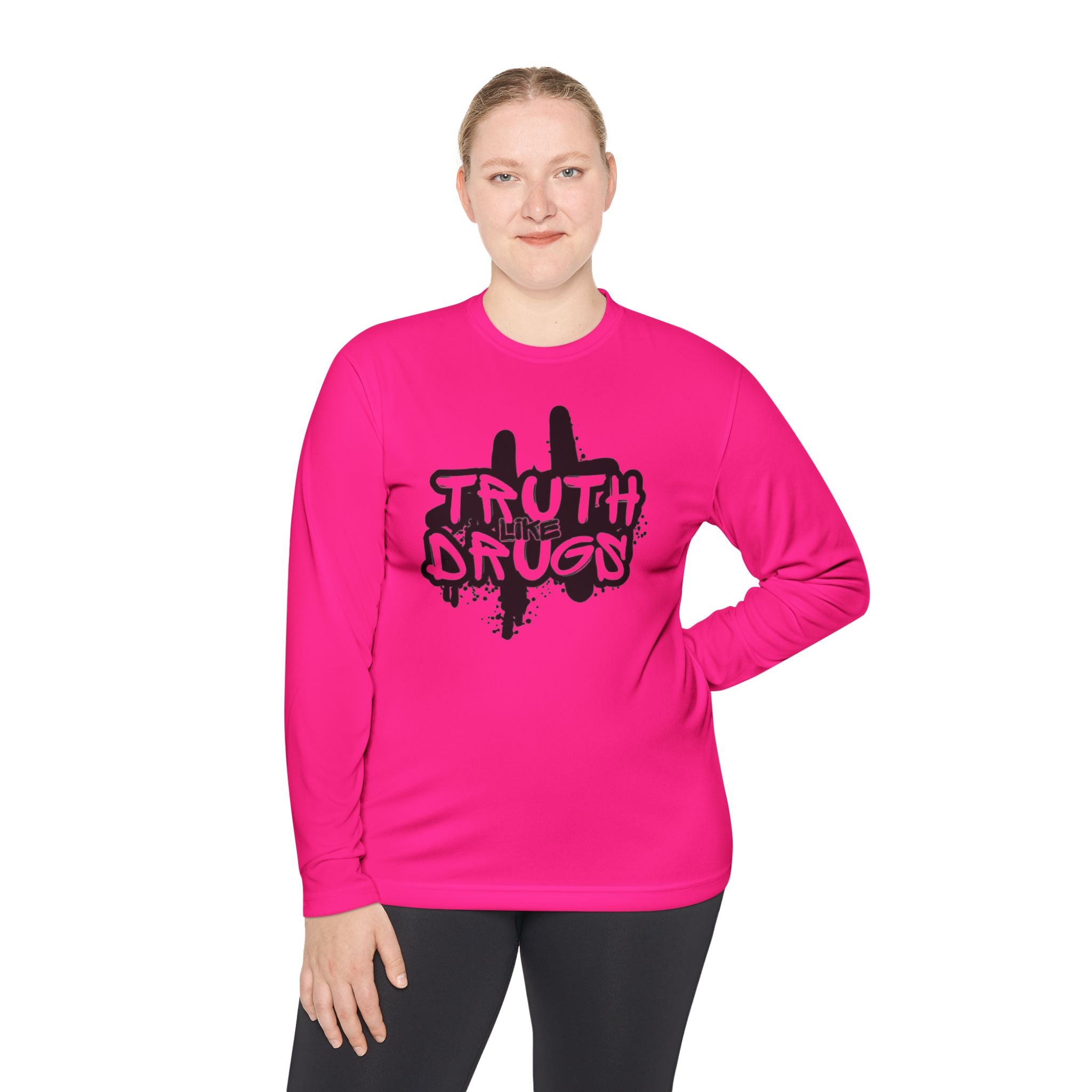 Truth Like Drugs Graffiti | Unisex Lightweight Long Sleeve Tee