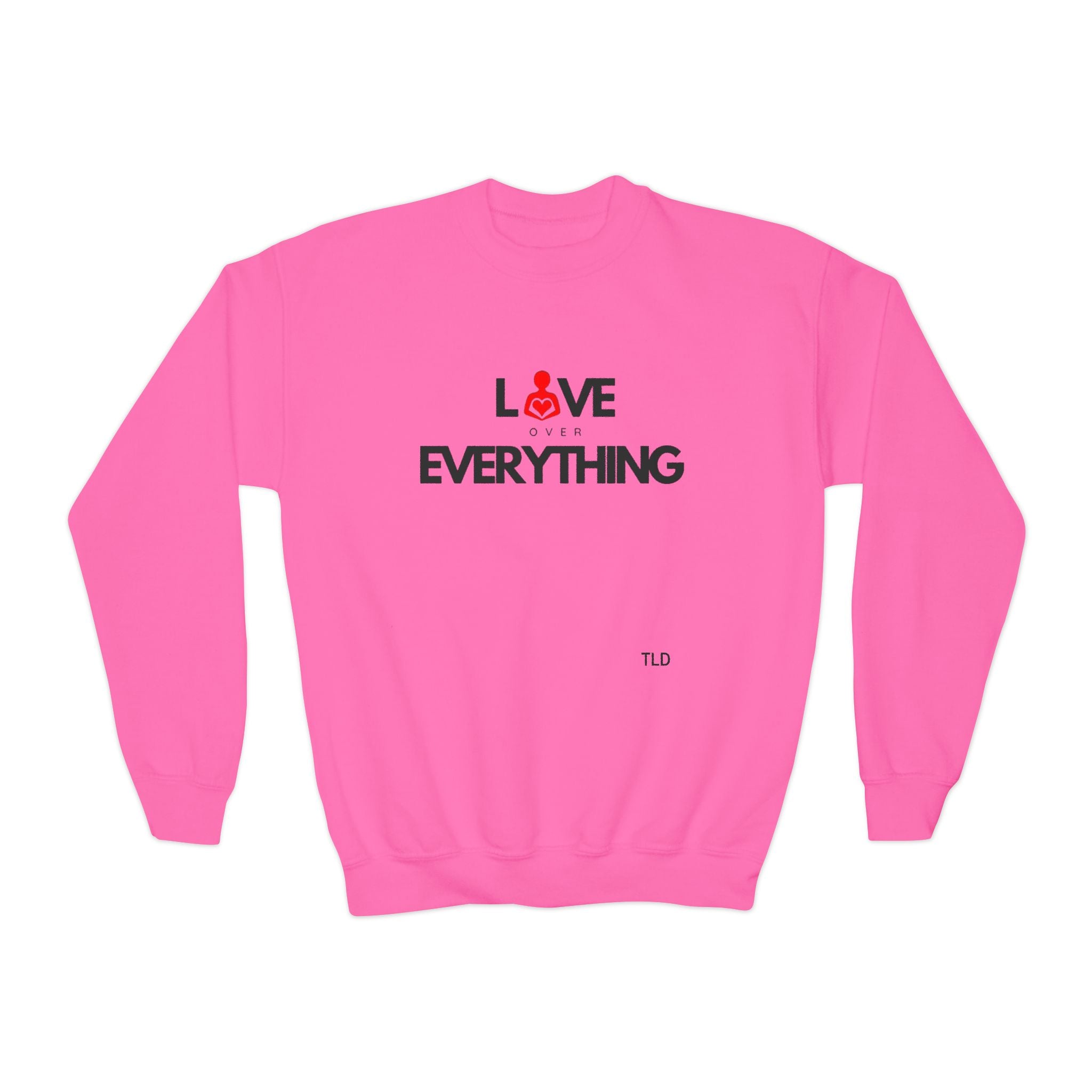 Love Over Everything | Youth Crewneck Sweatshirt