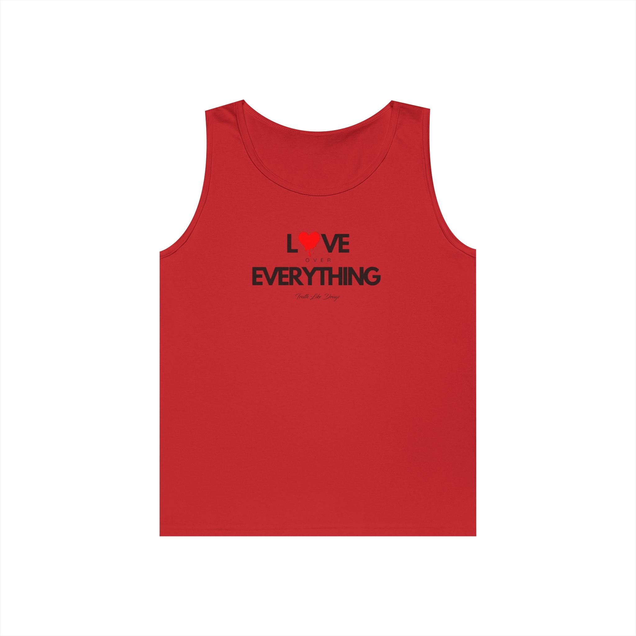 Women's Love Over Everything | Heavy Cotton Tank Top