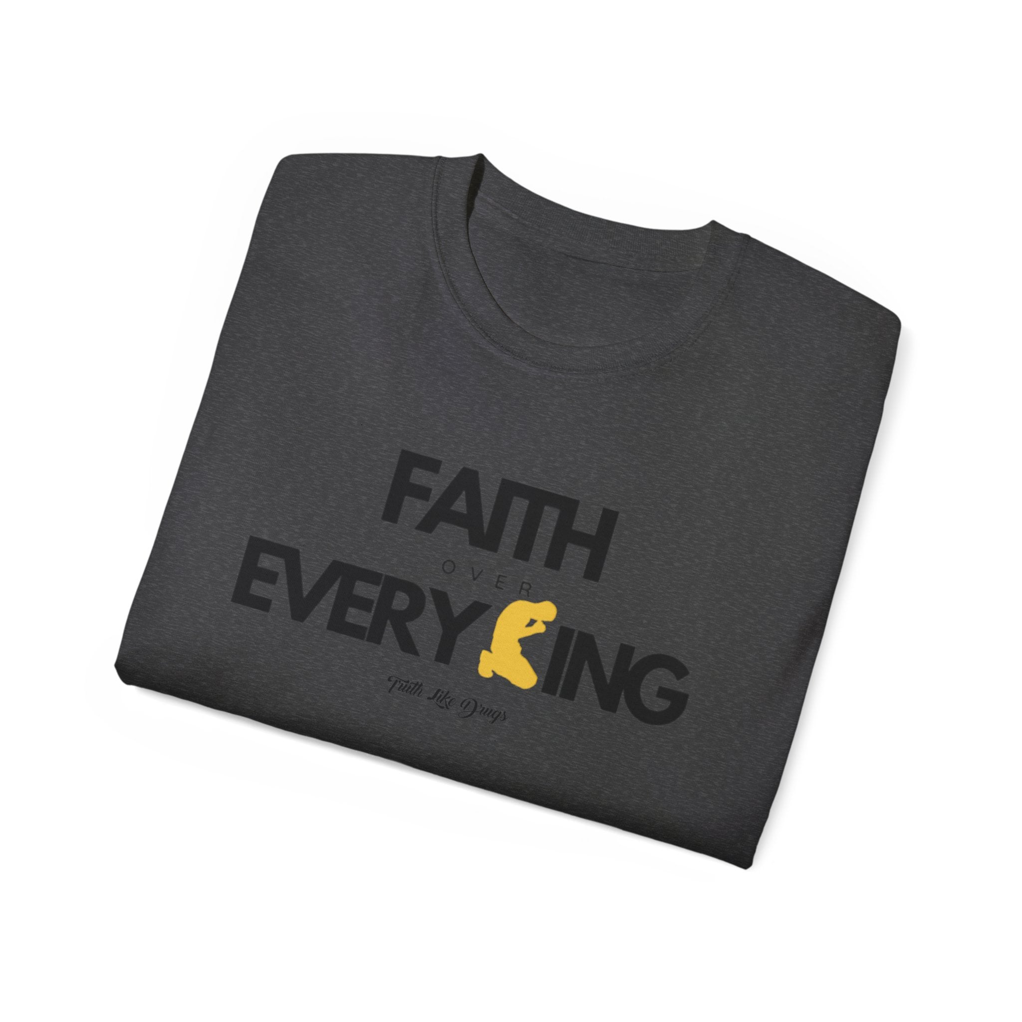 Faith Over Everything Unisex Ultra Cotton Tee | Inspirational Graphic T-Shirt
