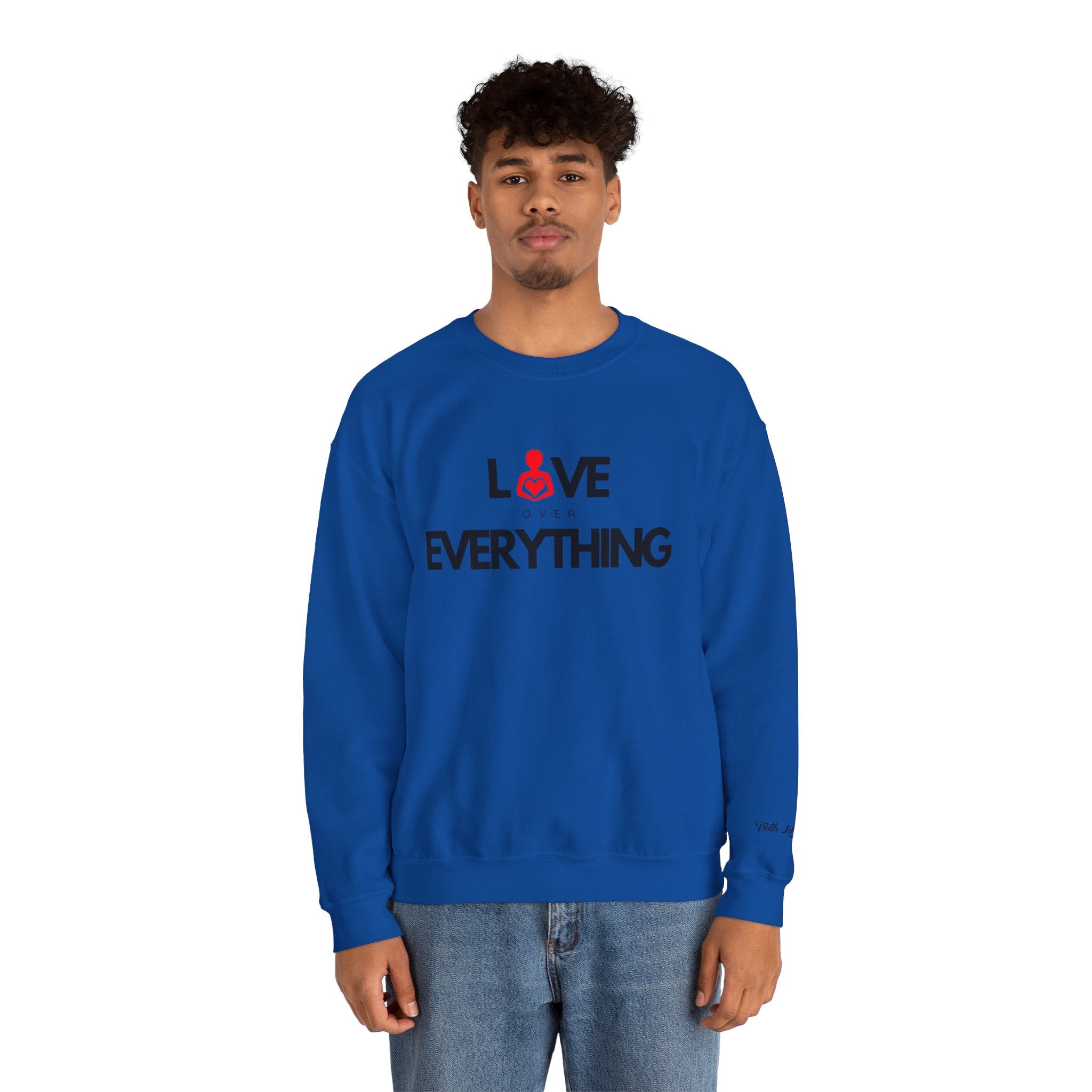 Love Over Everything | Unisex Heavy Blend™ Crewneck Sweatshirt