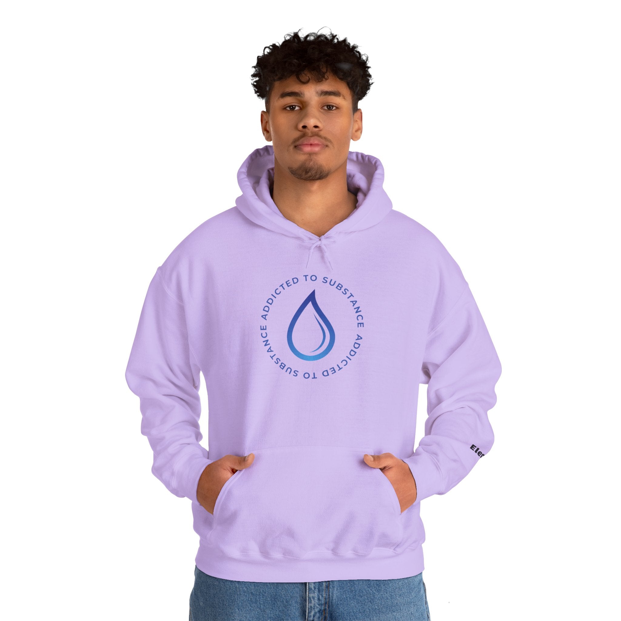Men's Addicted To Substance Elements 2 Hoodie (Water) | Heavy Blend™ Hooded Sweatshirt
