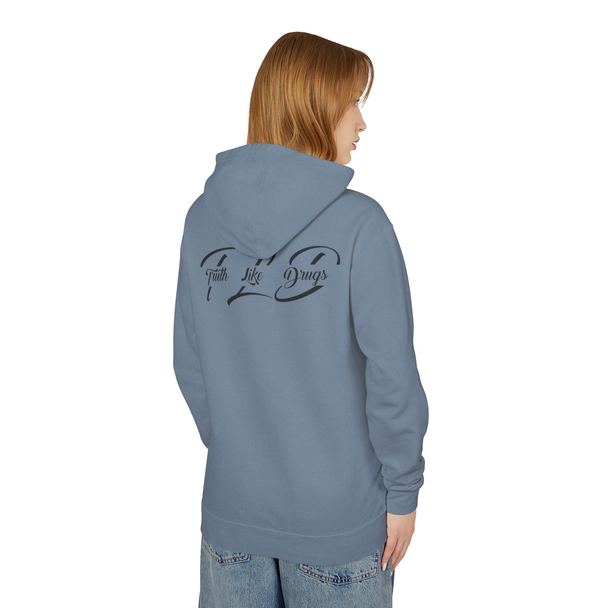 Women's Addicted to Substance Elements Hoodie - Water | Lightweight Hooded Sweatshirt