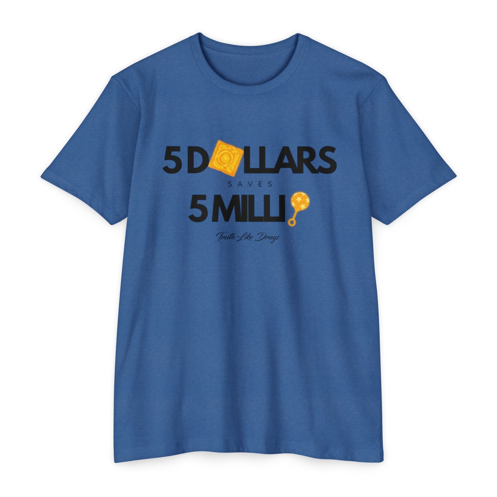 5 Dollars Saves 5 Milli' Men's Jersey T-Shirt