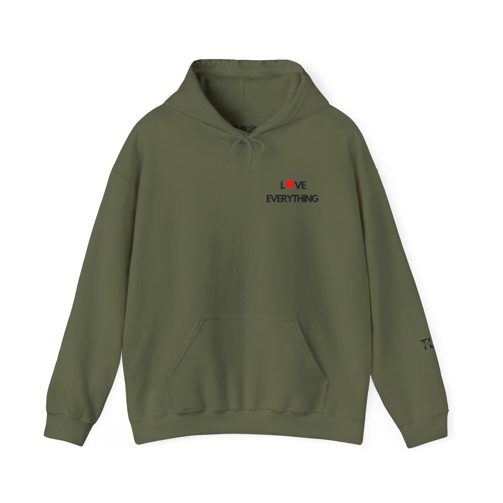Love over Everything TLD | Unisex Heavy Blend™ Hooded Sweatshirt