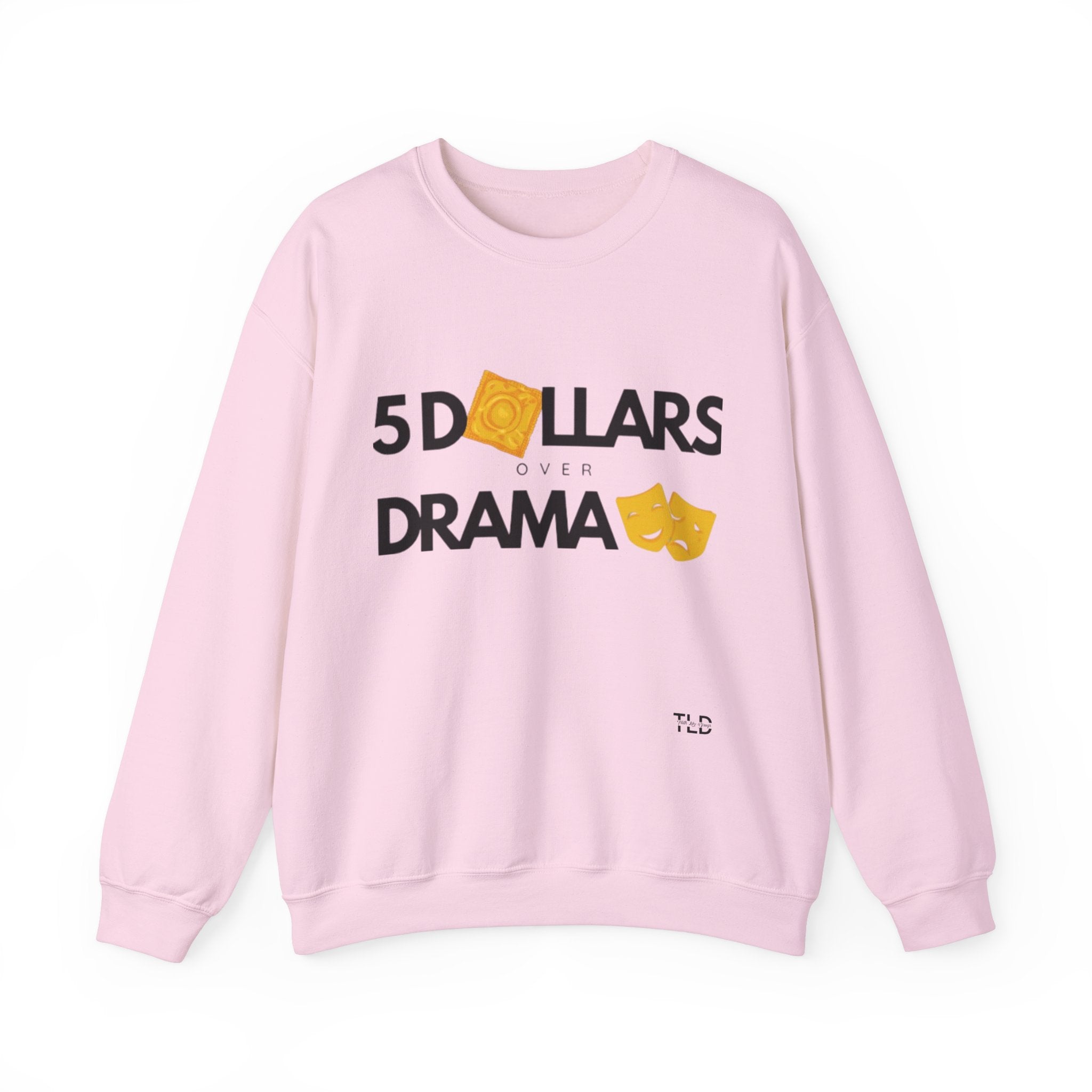 Women's 5 Dollar Over Drama | Heavy Blend™ Crewneck Sweatshirt