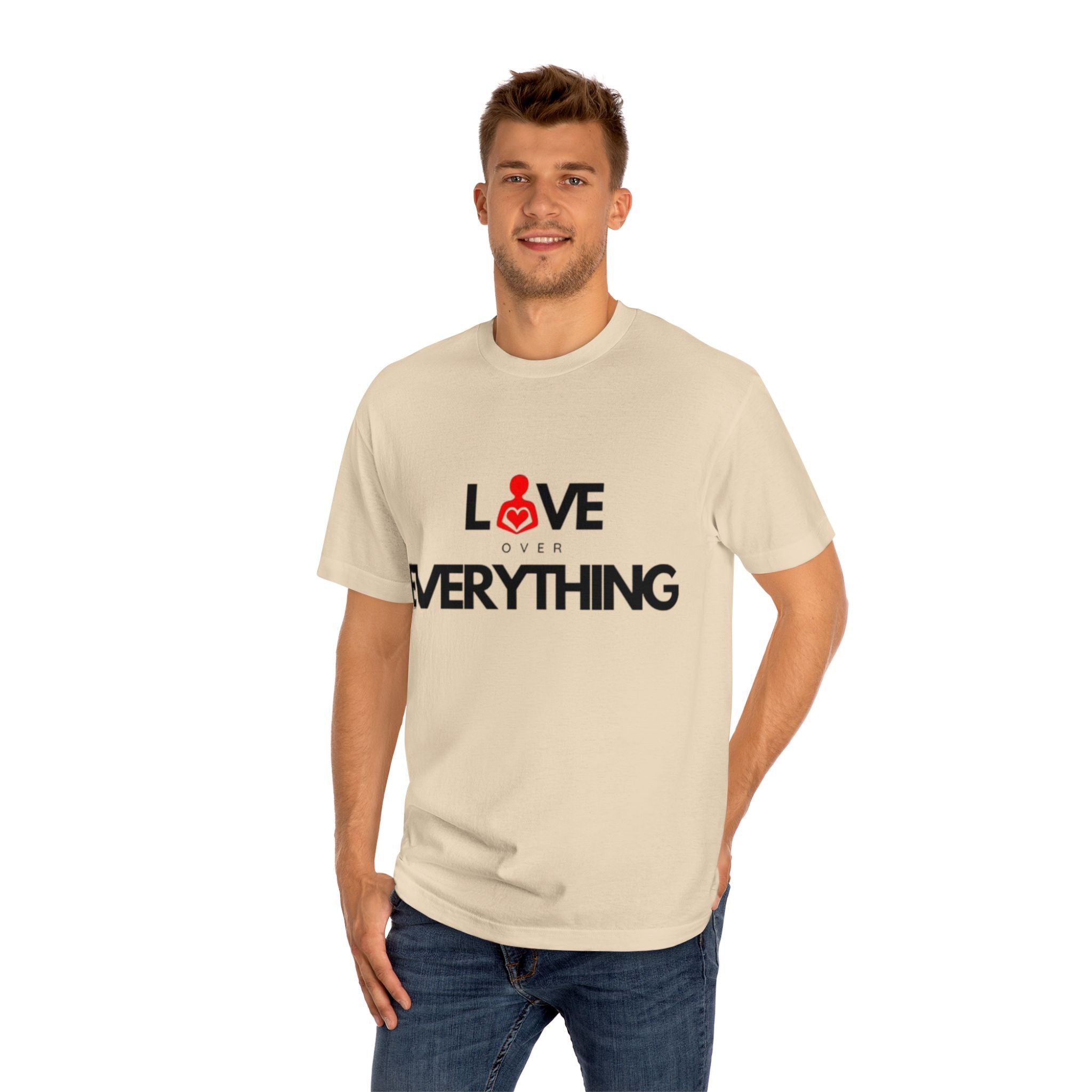 Love Over Everything Unisex Classic Tee - Comfortable Casual Wear for Every Occasion