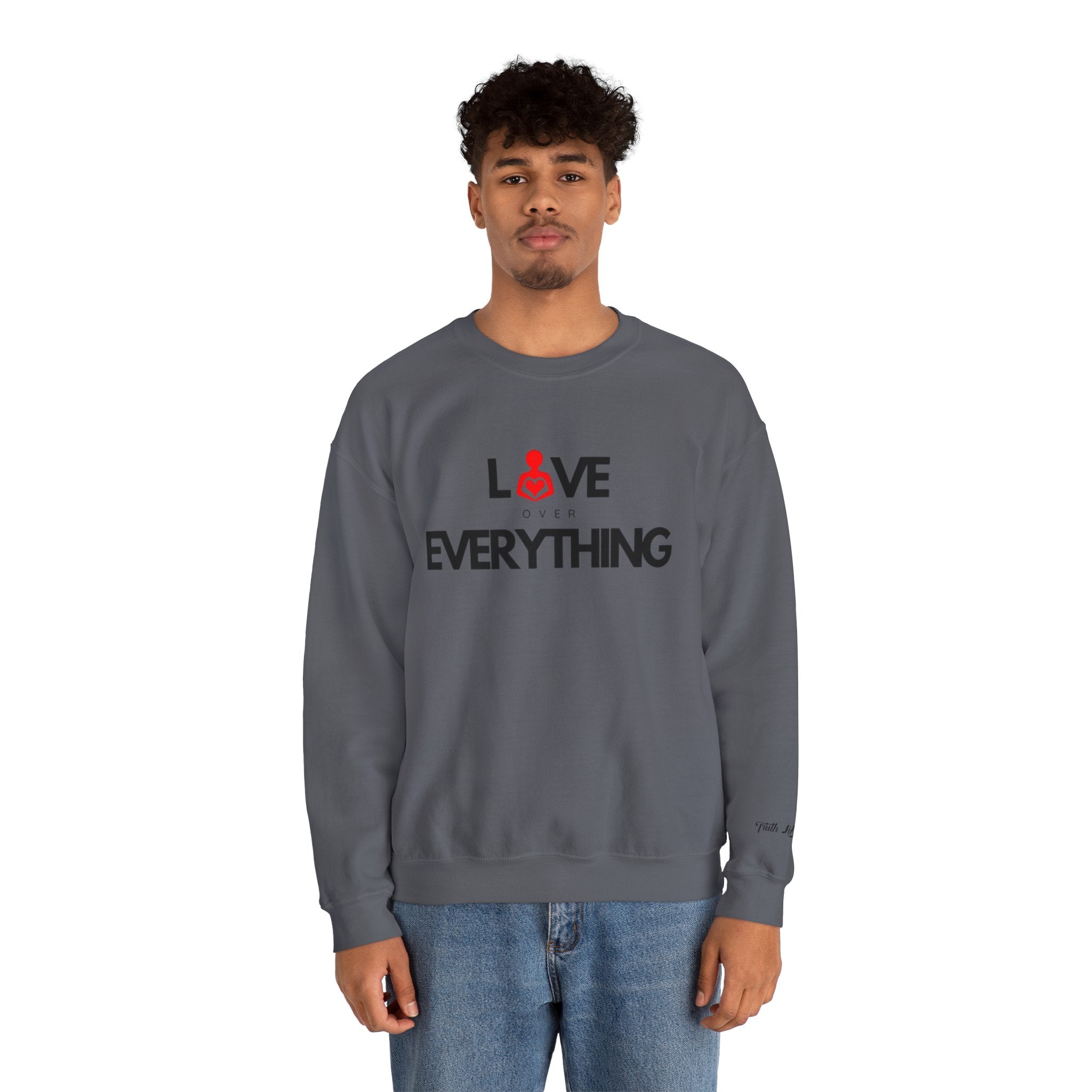 Love Over Everything | Unisex Heavy Blend™ Crewneck Sweatshirt