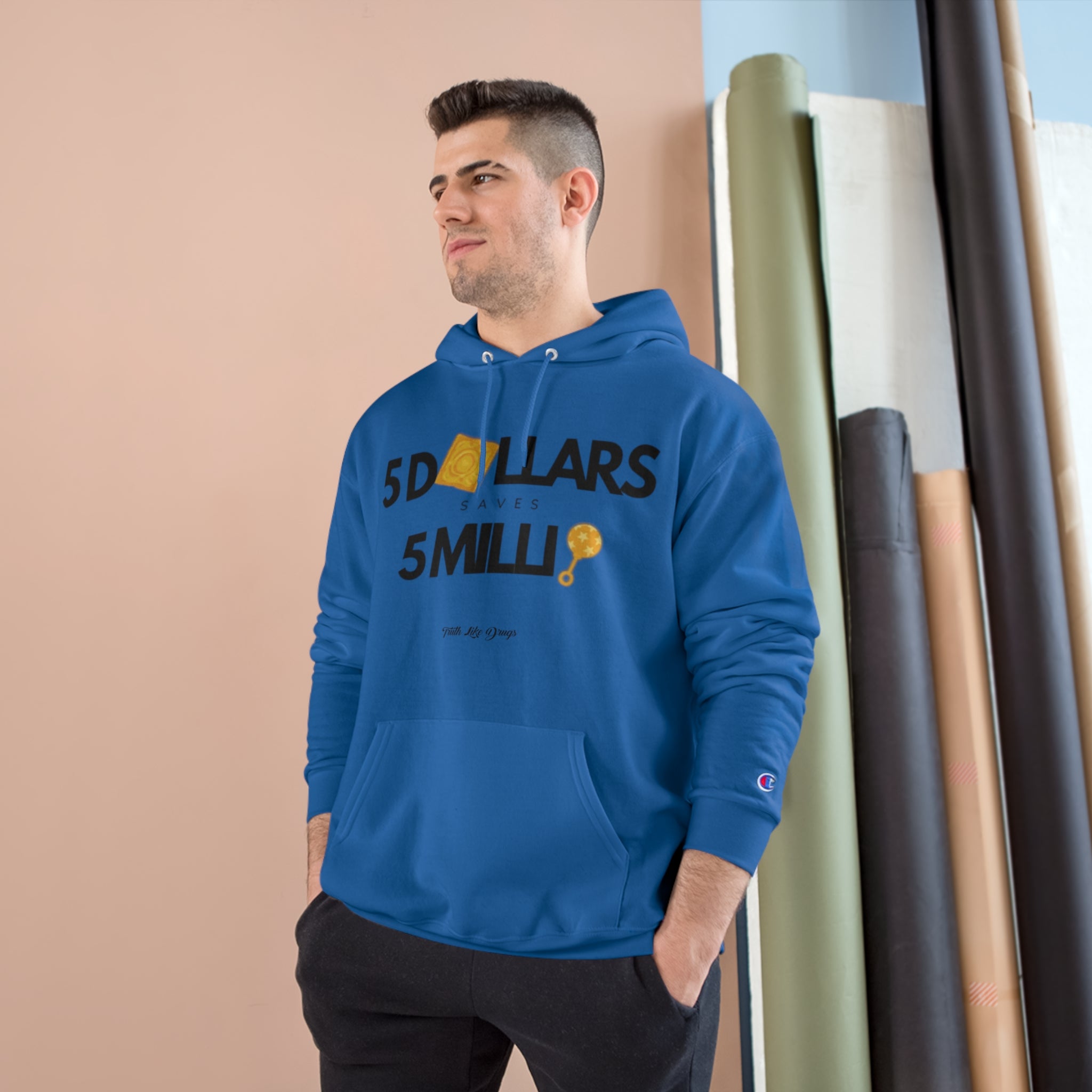 $5 Saves 5 Mill Signature Hoodie | Champion