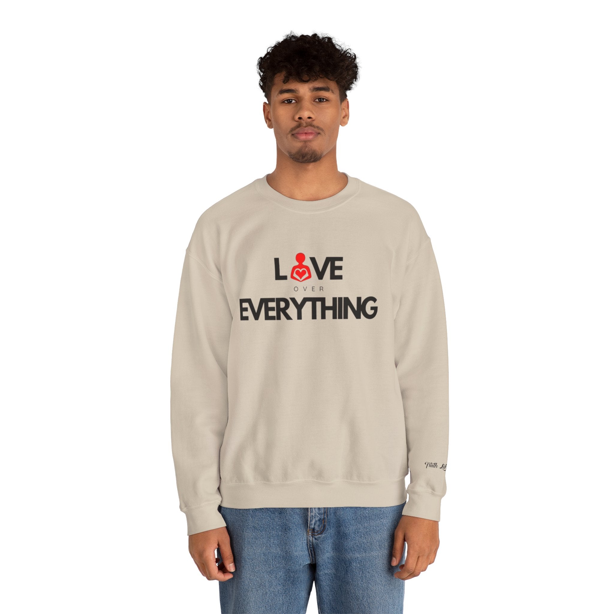Love Over Everything | Unisex Heavy Blend™ Crewneck Sweatshirt