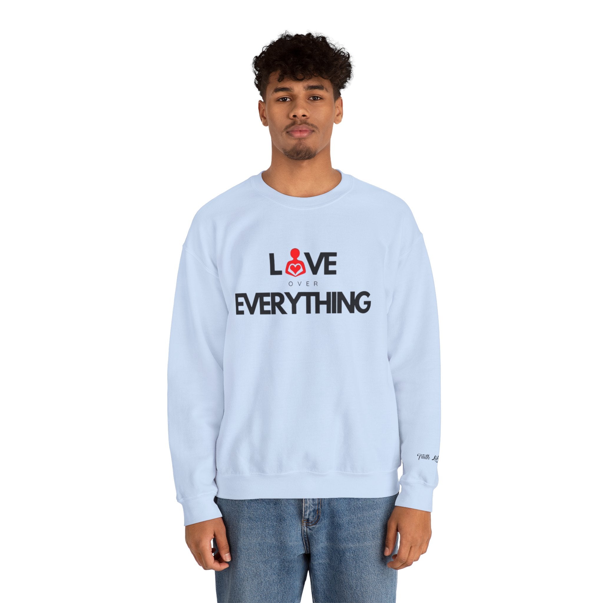 Love Over Everything | Unisex Heavy Blend™ Crewneck Sweatshirt