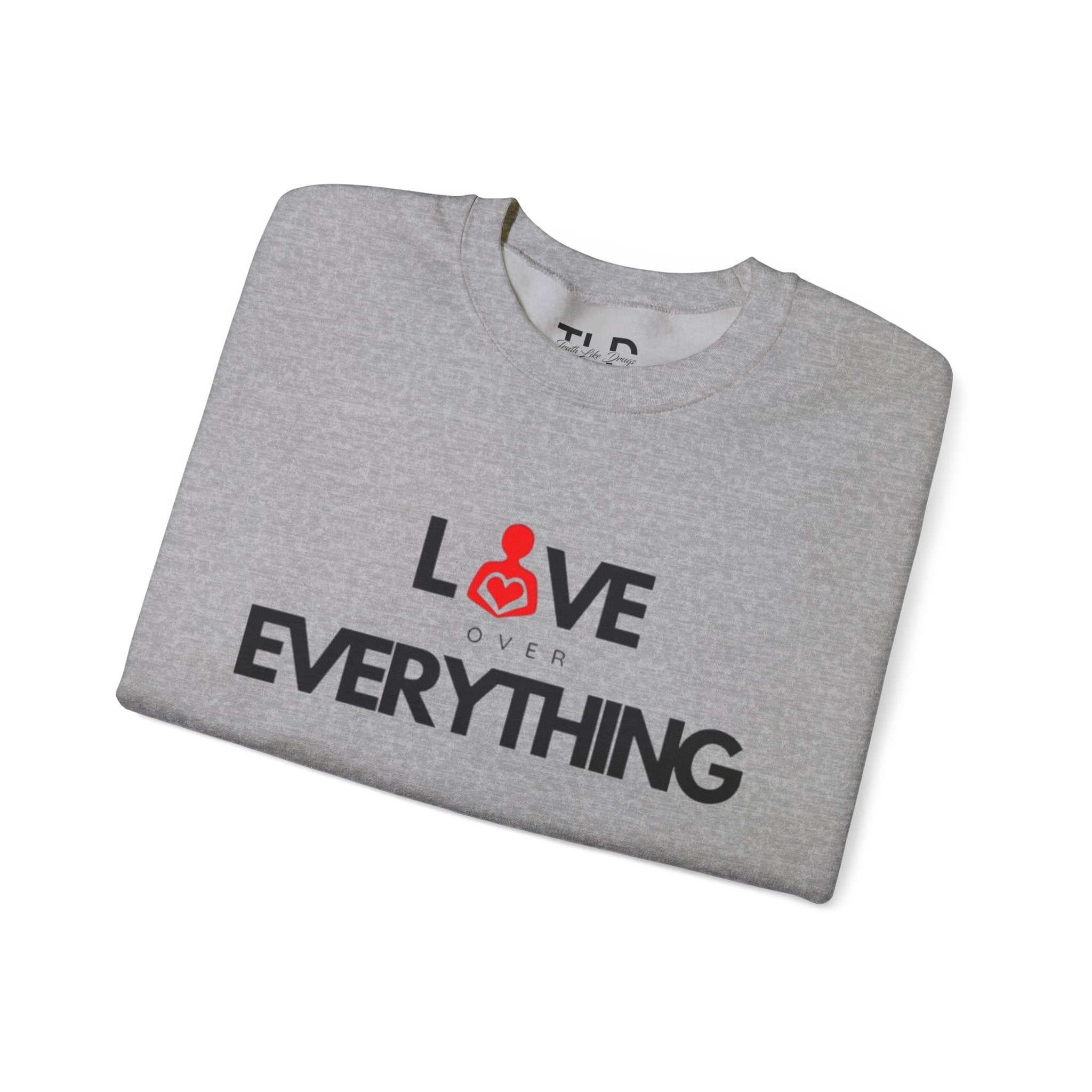 Love Over Everything | Unisex Heavy Blend™ Crewneck Sweatshirt