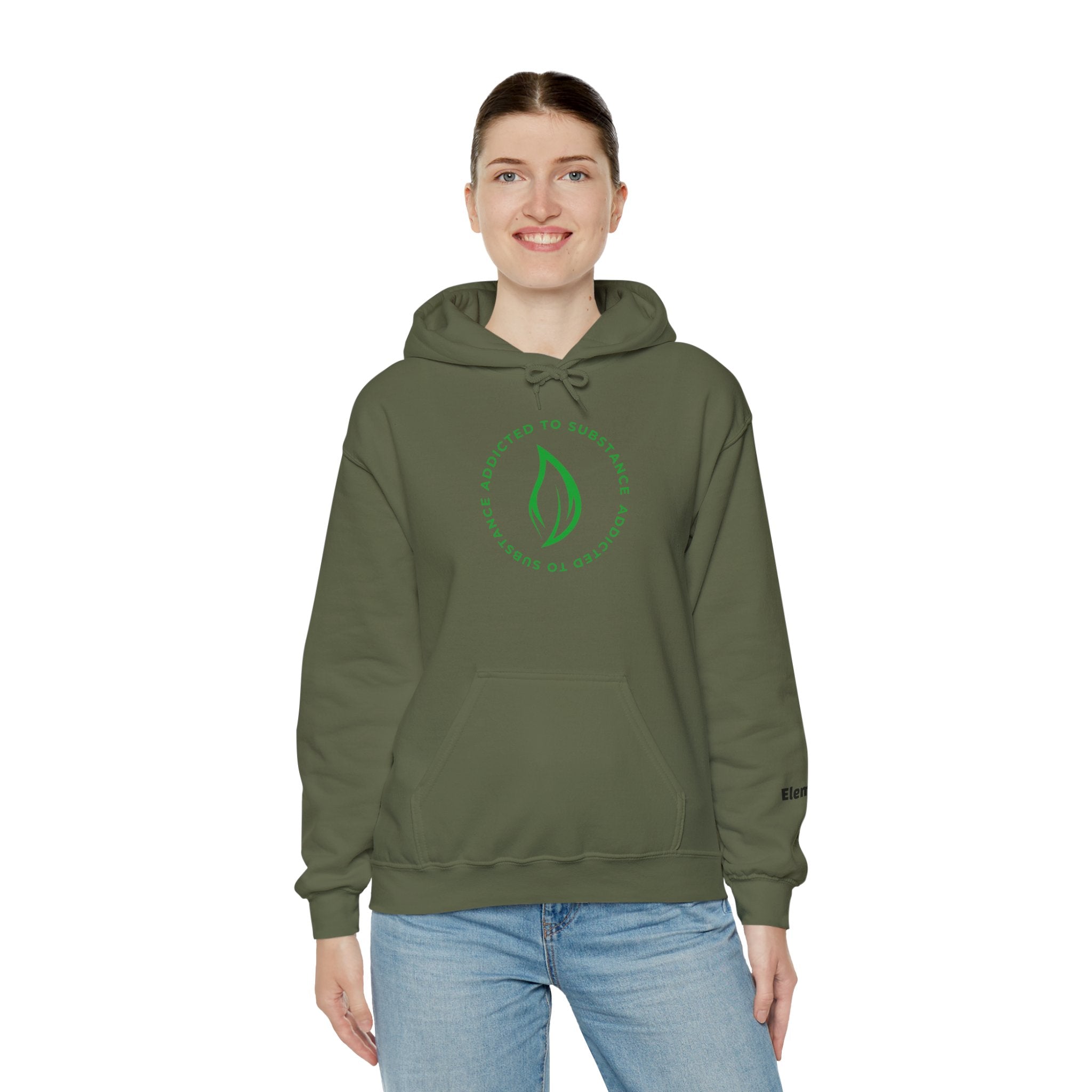 Women's Addicted To Substance Elements 2 Hoodie (Earth) | Heavy Blend™ Hooded Sweatshirt