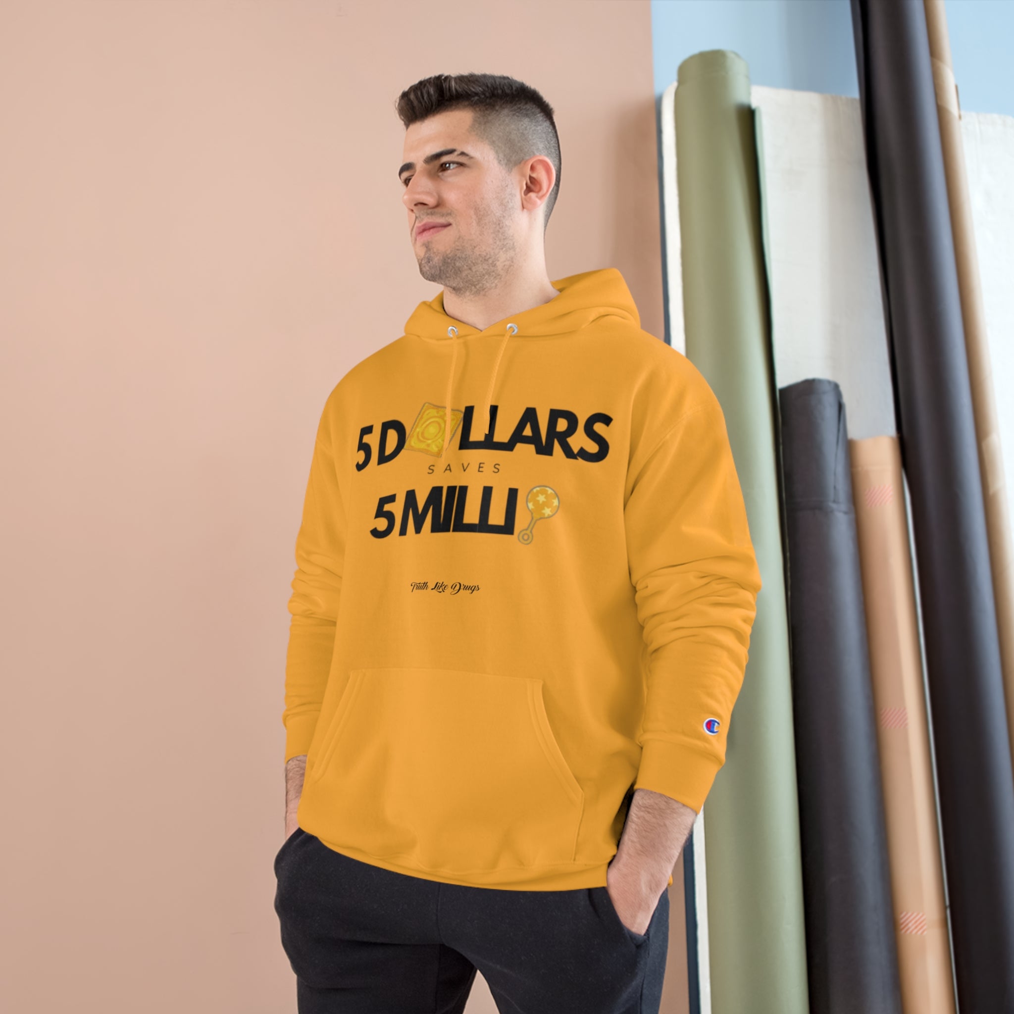 $5 Saves 5 Mill Signature Hoodie | Champion
