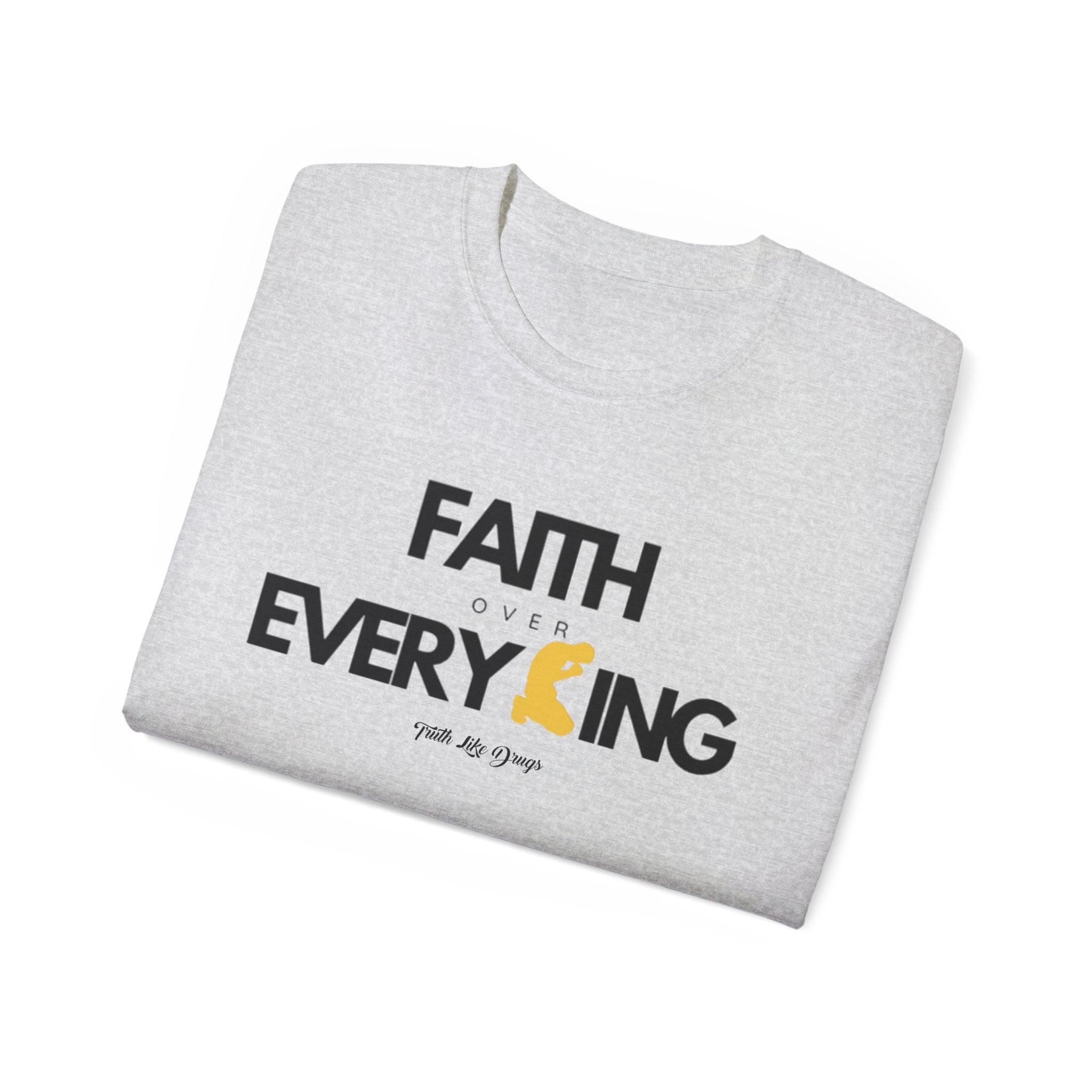 Faith Over Everything Unisex Ultra Cotton Tee | Inspirational Graphic T-Shirt