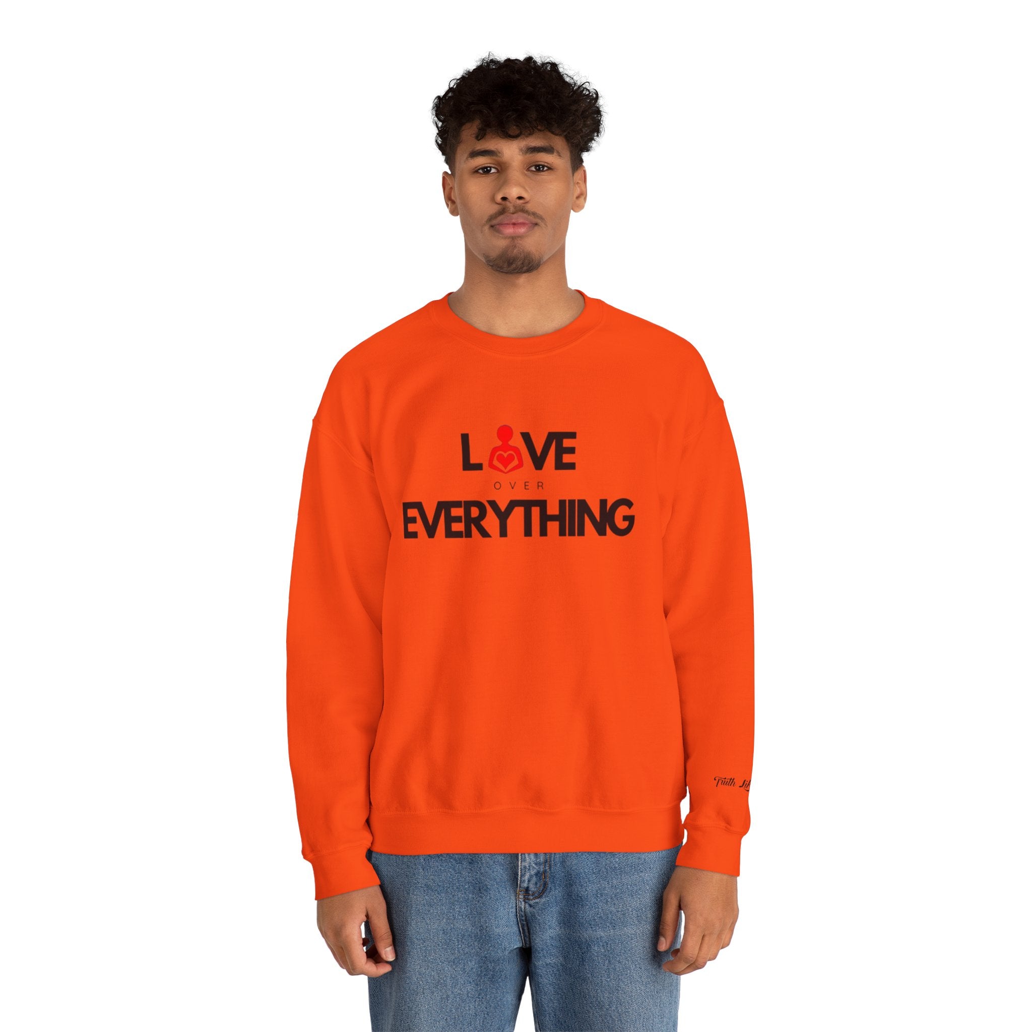 Love Over Everything | Unisex Heavy Blend™ Crewneck Sweatshirt