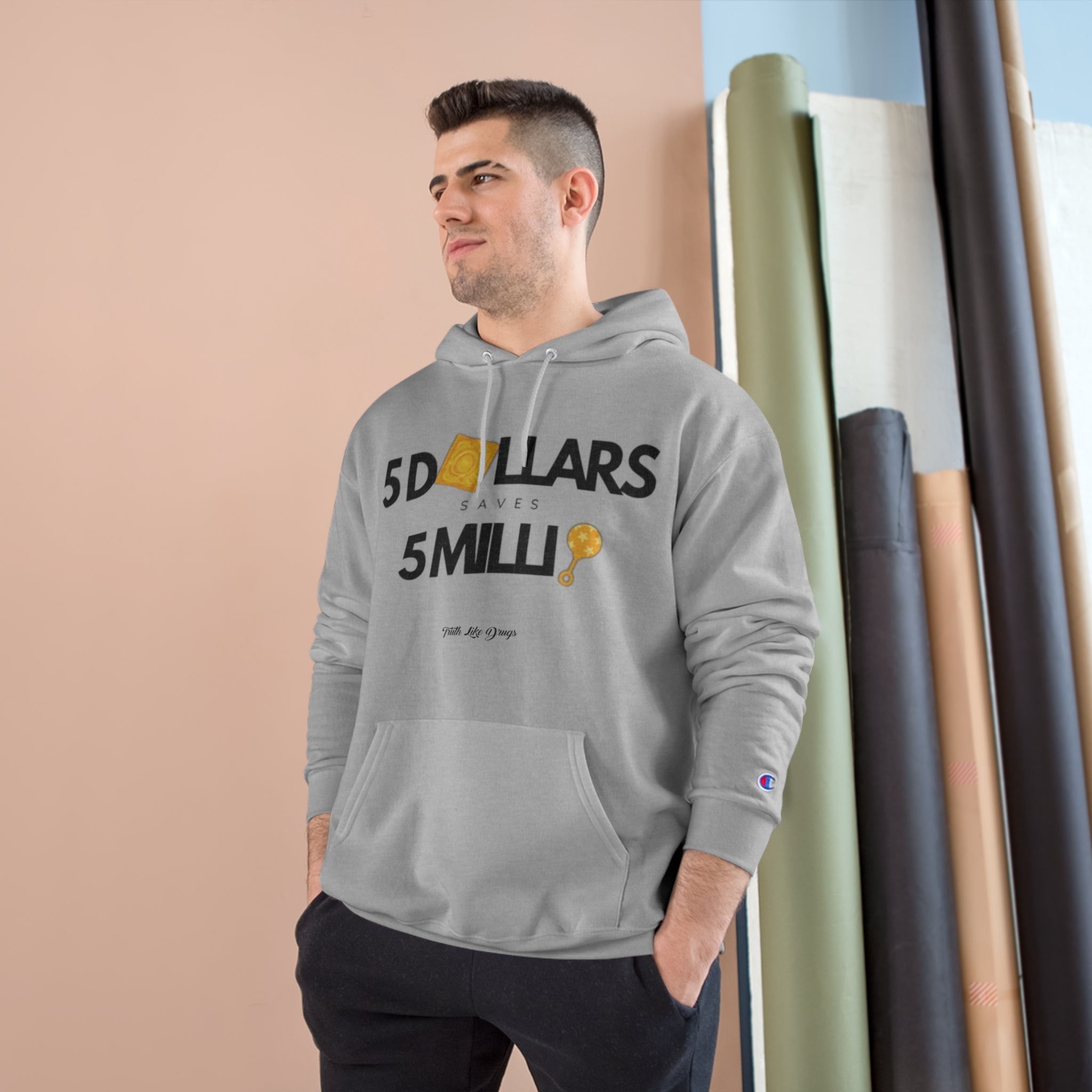 $5 Saves 5 Mill Signature Hoodie | Champion