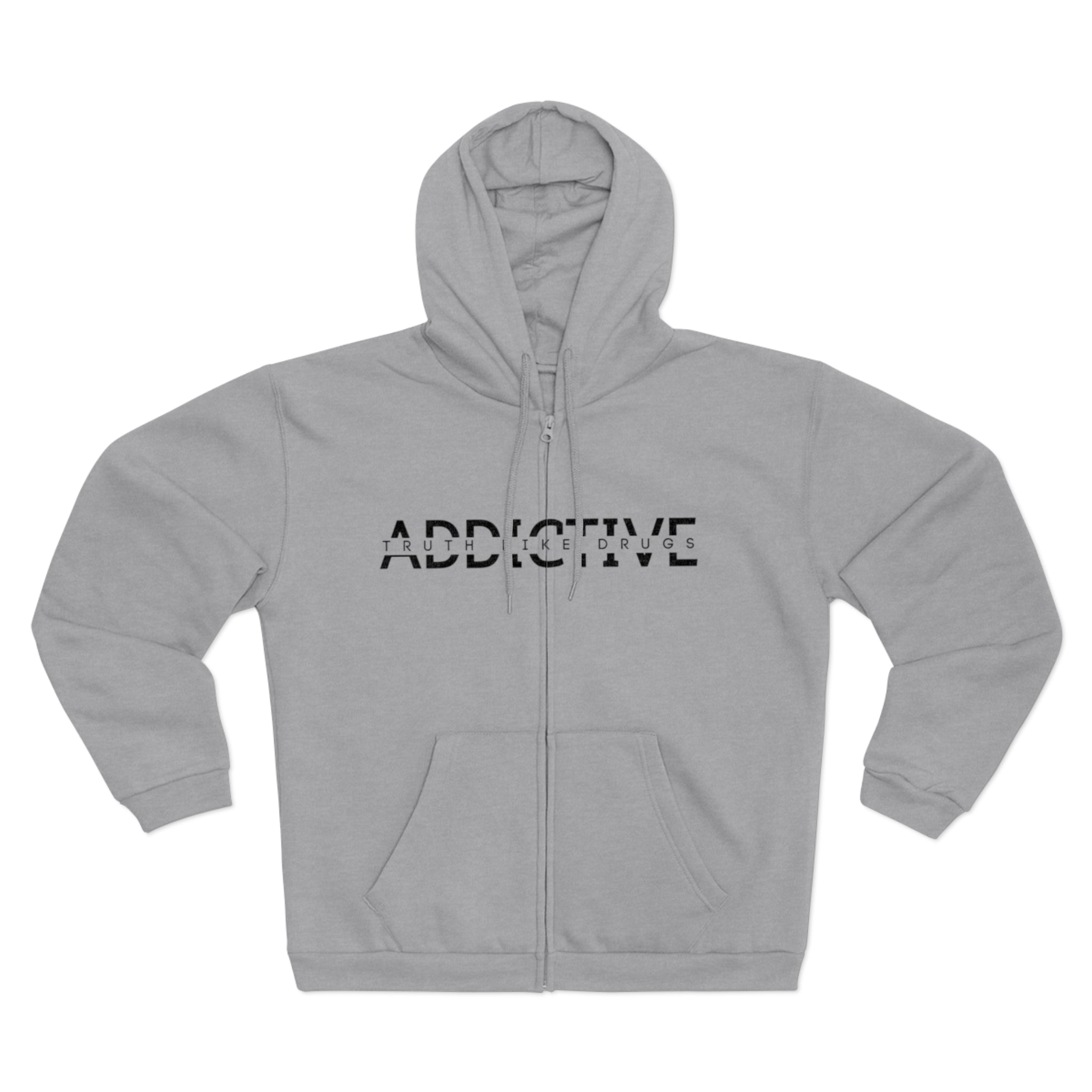 Addictive|Unisex Hoodie Zip Sweatshirt