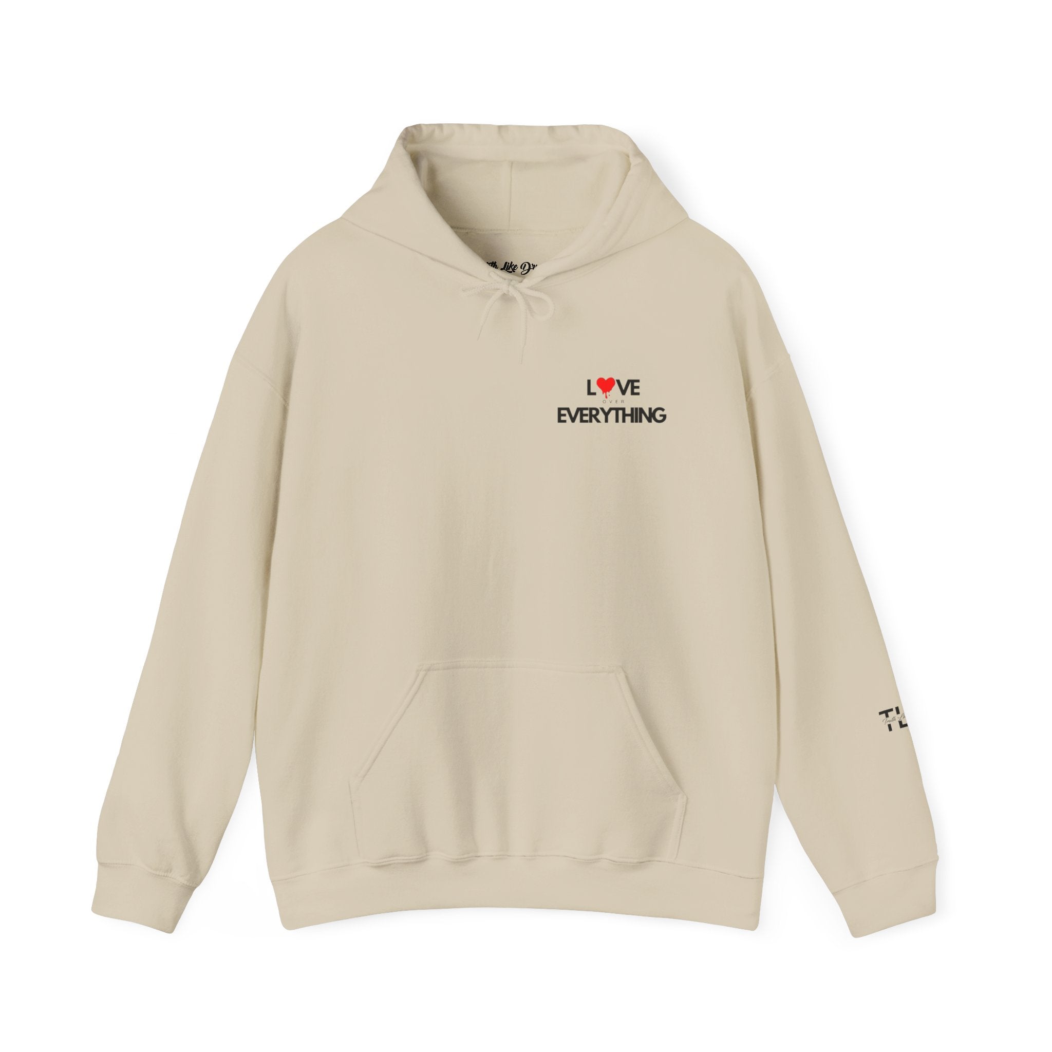 Love over Everything TLD | Unisex Heavy Blend™ Hooded Sweatshirt