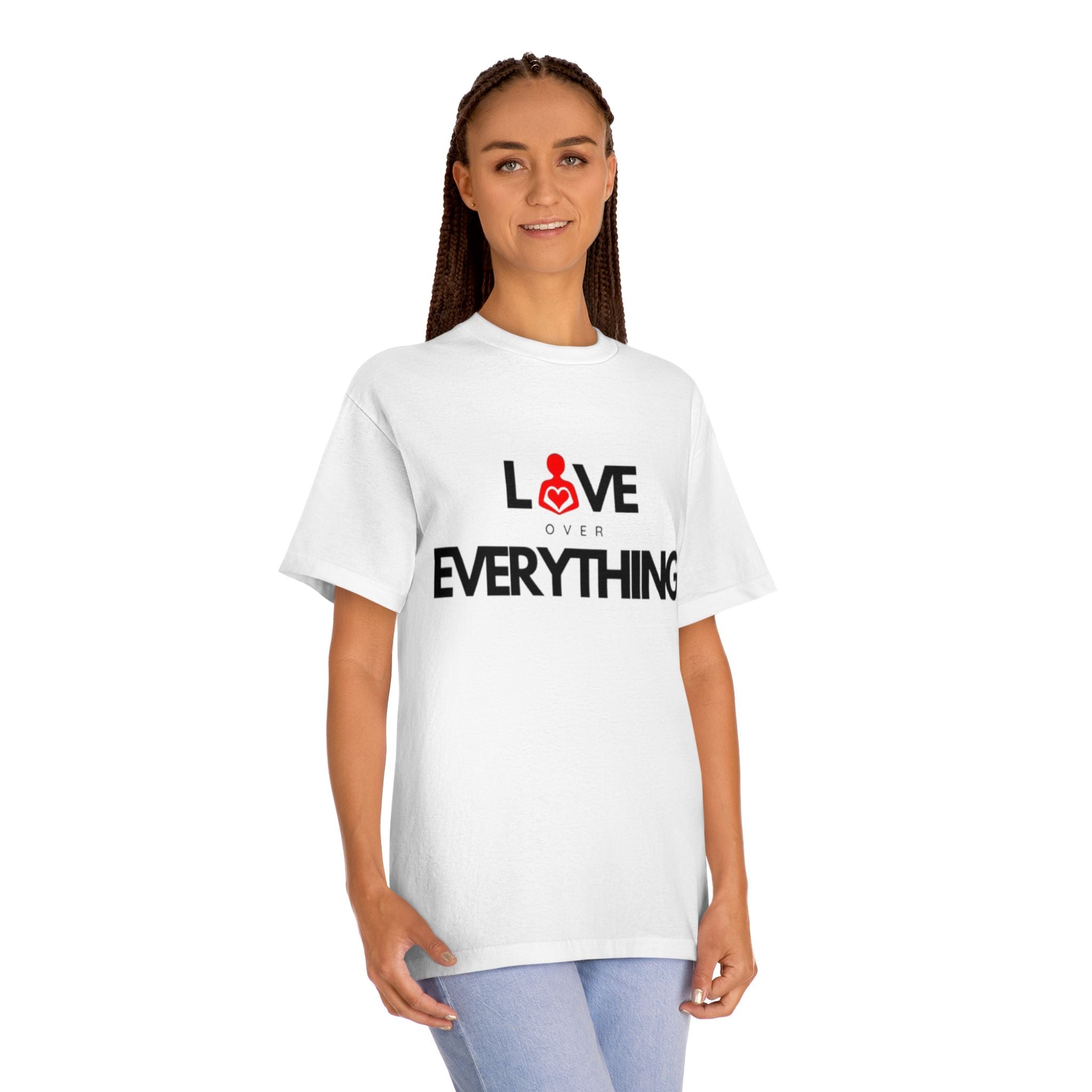 Love Over Everything Unisex Classic Tee - Comfortable Casual Wear for Every Occasion