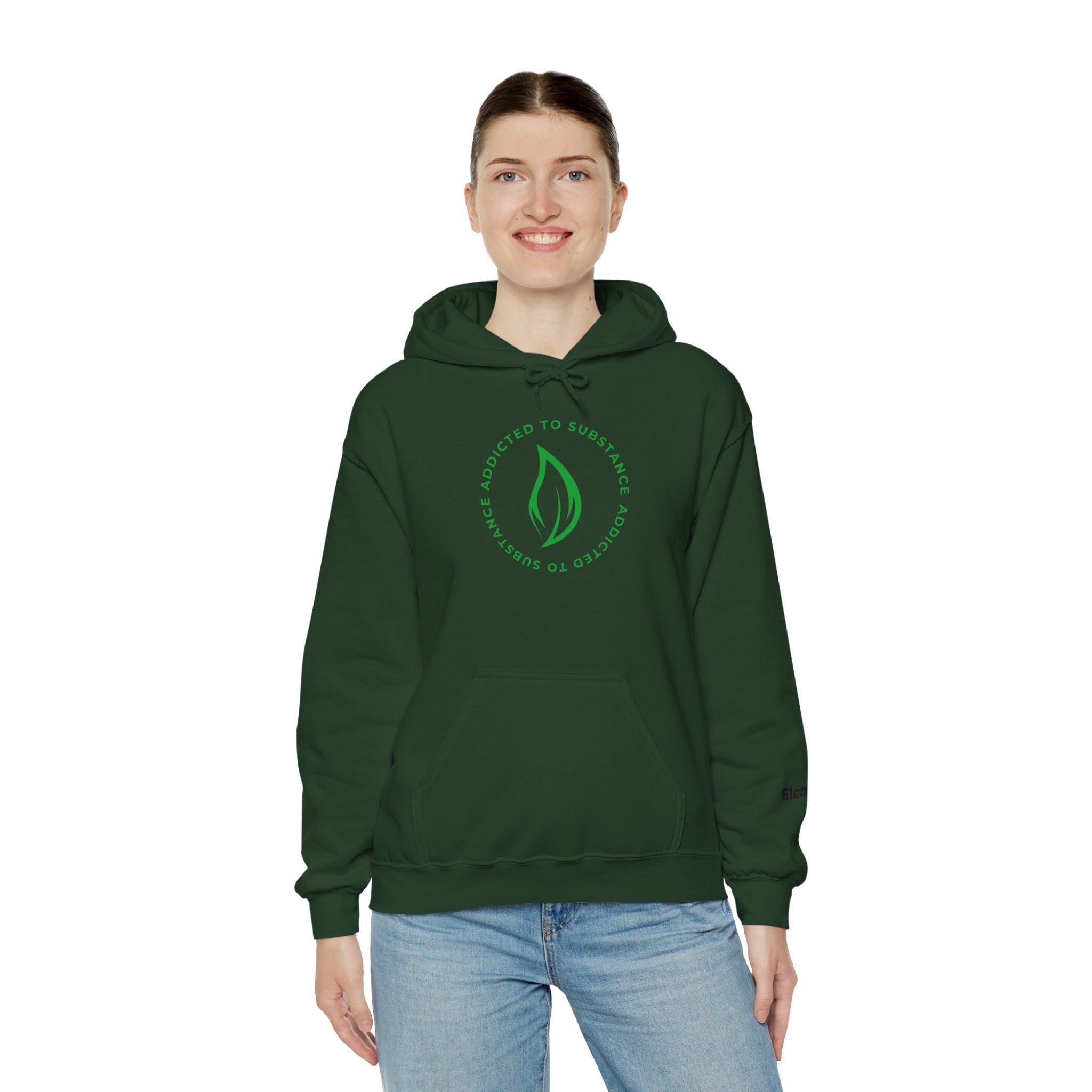 Women's Addicted To Substance Elements 2 Hoodie (Earth) | Heavy Blend™ Hooded Sweatshirt