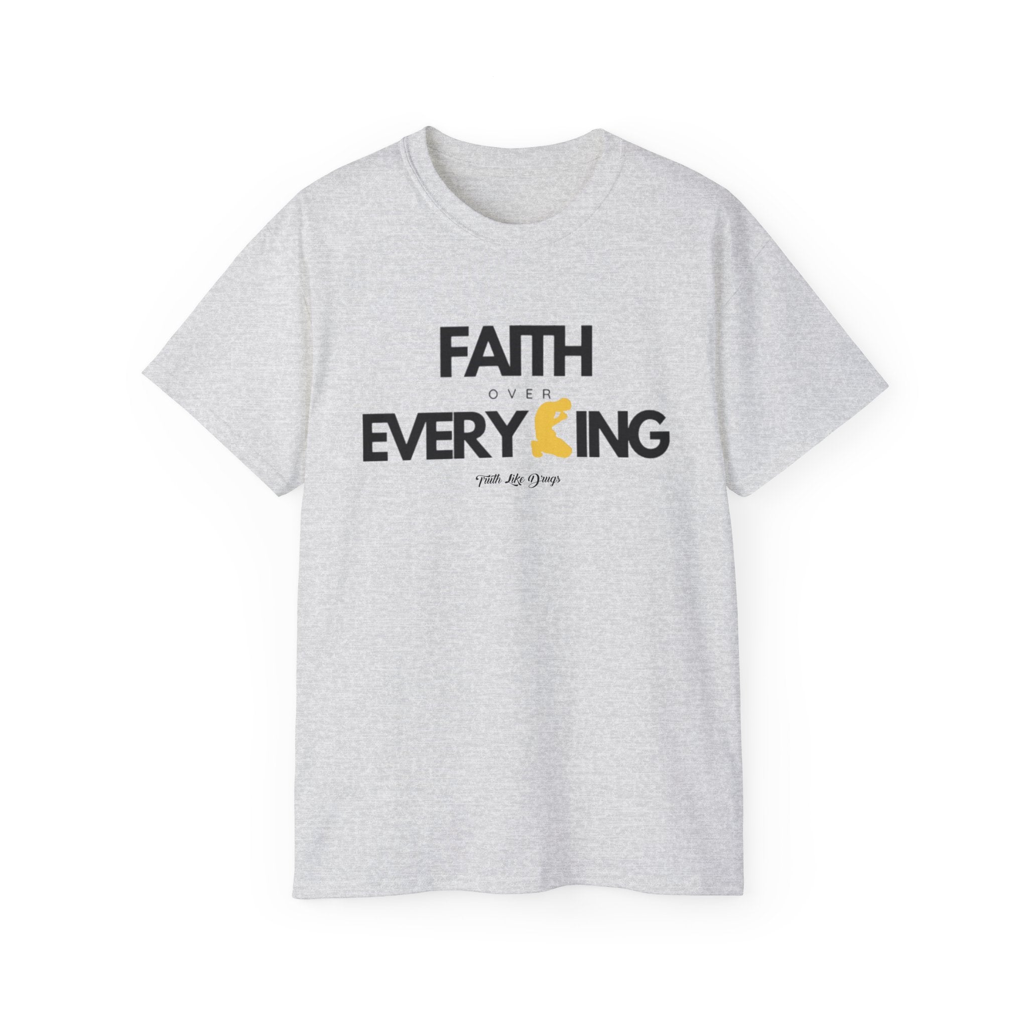 Faith Over Everything Unisex Ultra Cotton Tee | Inspirational Graphic T-Shirt