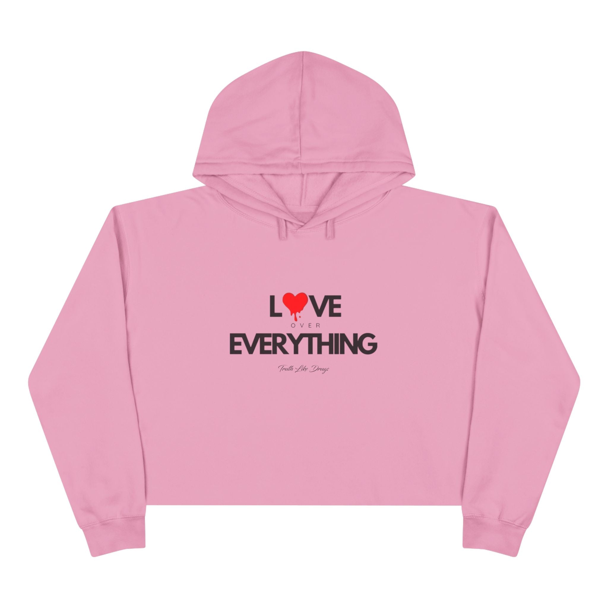 Love Over Everything | Crop Hoodie