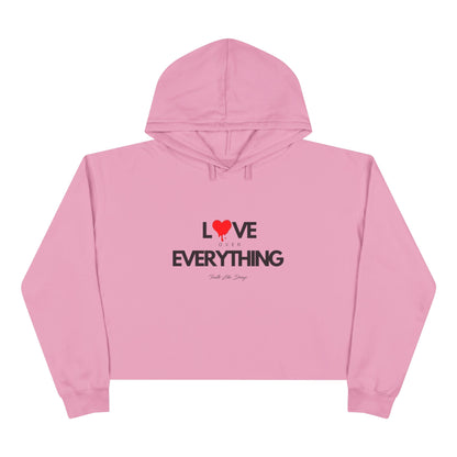 Love Over Everything | Crop Hoodie