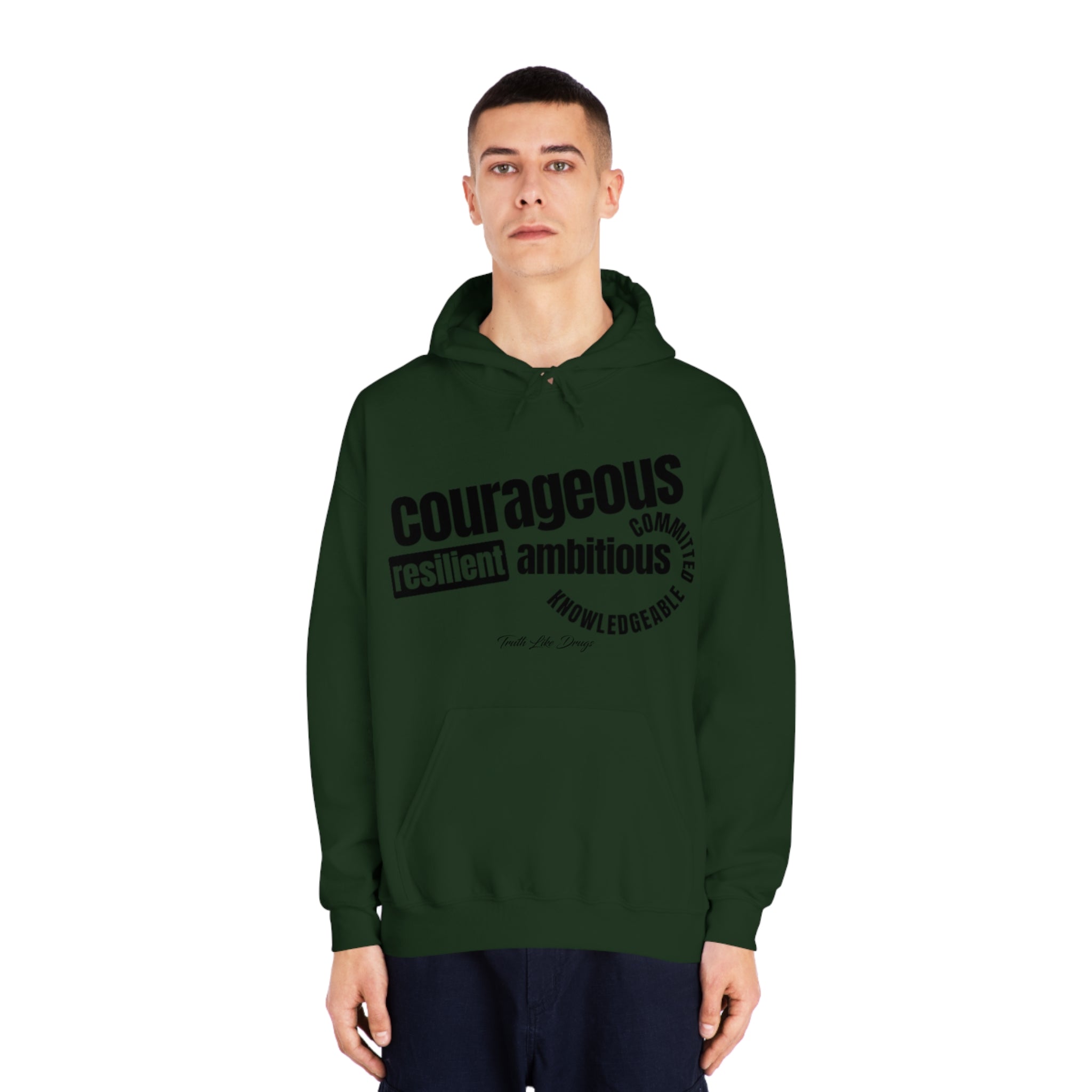 Courageous - Unisex DryBlend® Hooded Sweatshirt