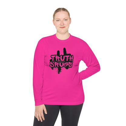 Truth Like Drugs Graffiti | Unisex Lightweight Long Sleeve Tee