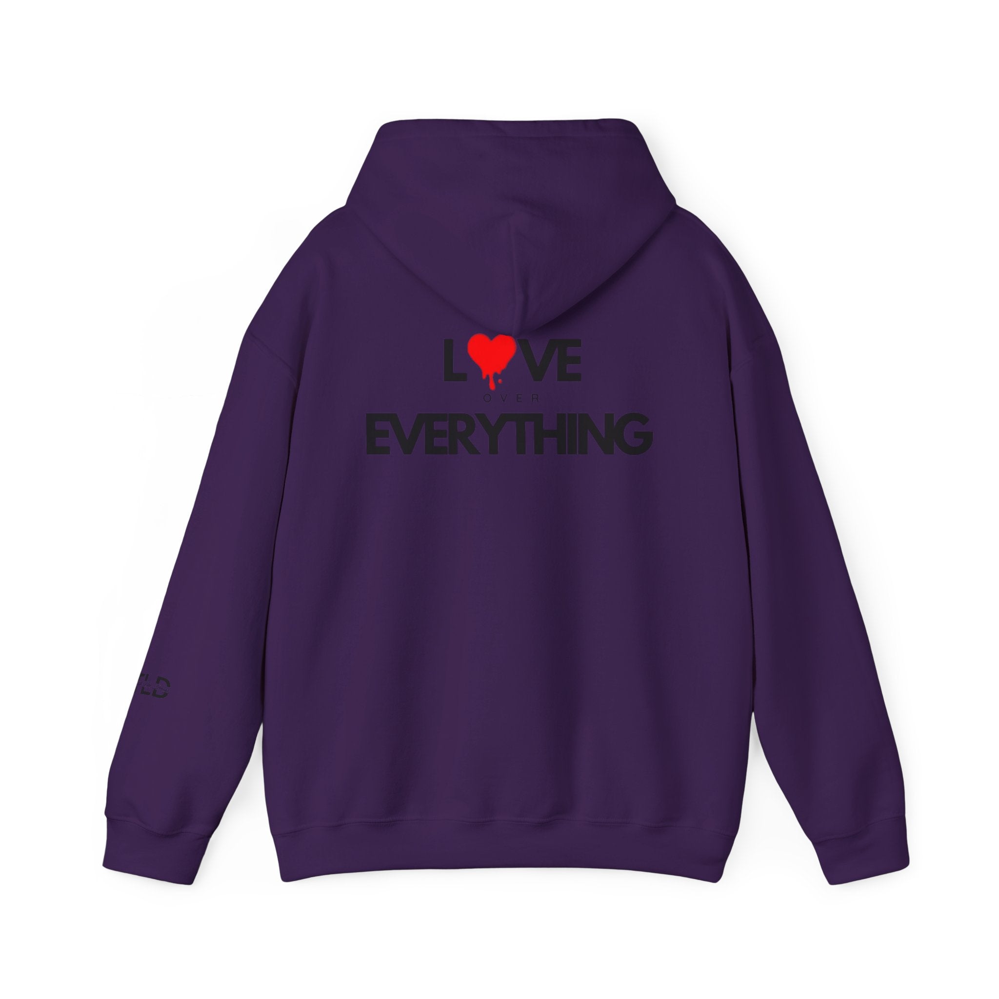 Love over Everything  TLD | Unisex Heavy Blend™ Hooded Sweatshirt