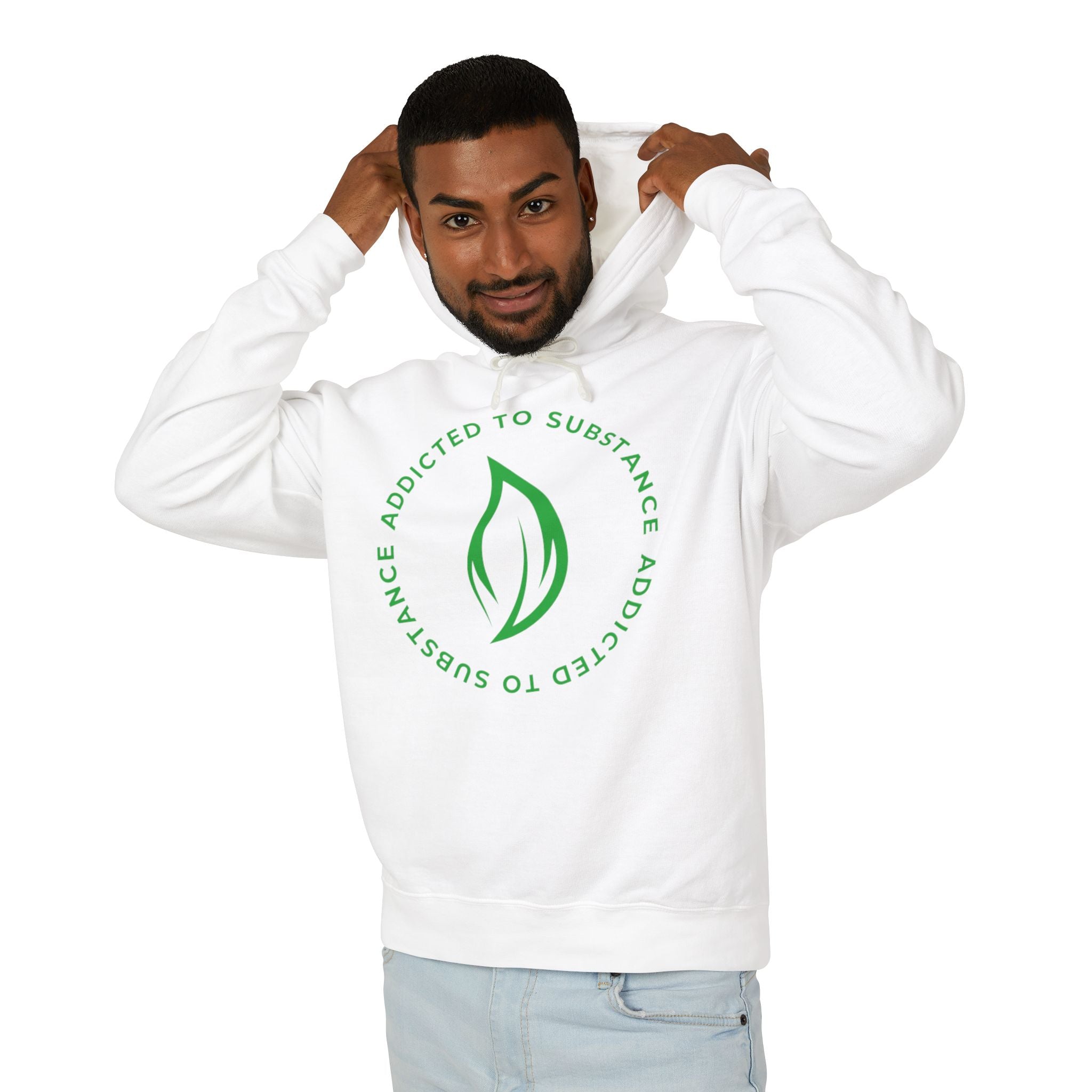 Men's Addicted To Substance Elements Hoodie - Earth | Lightweight Hooded Sweatshirt