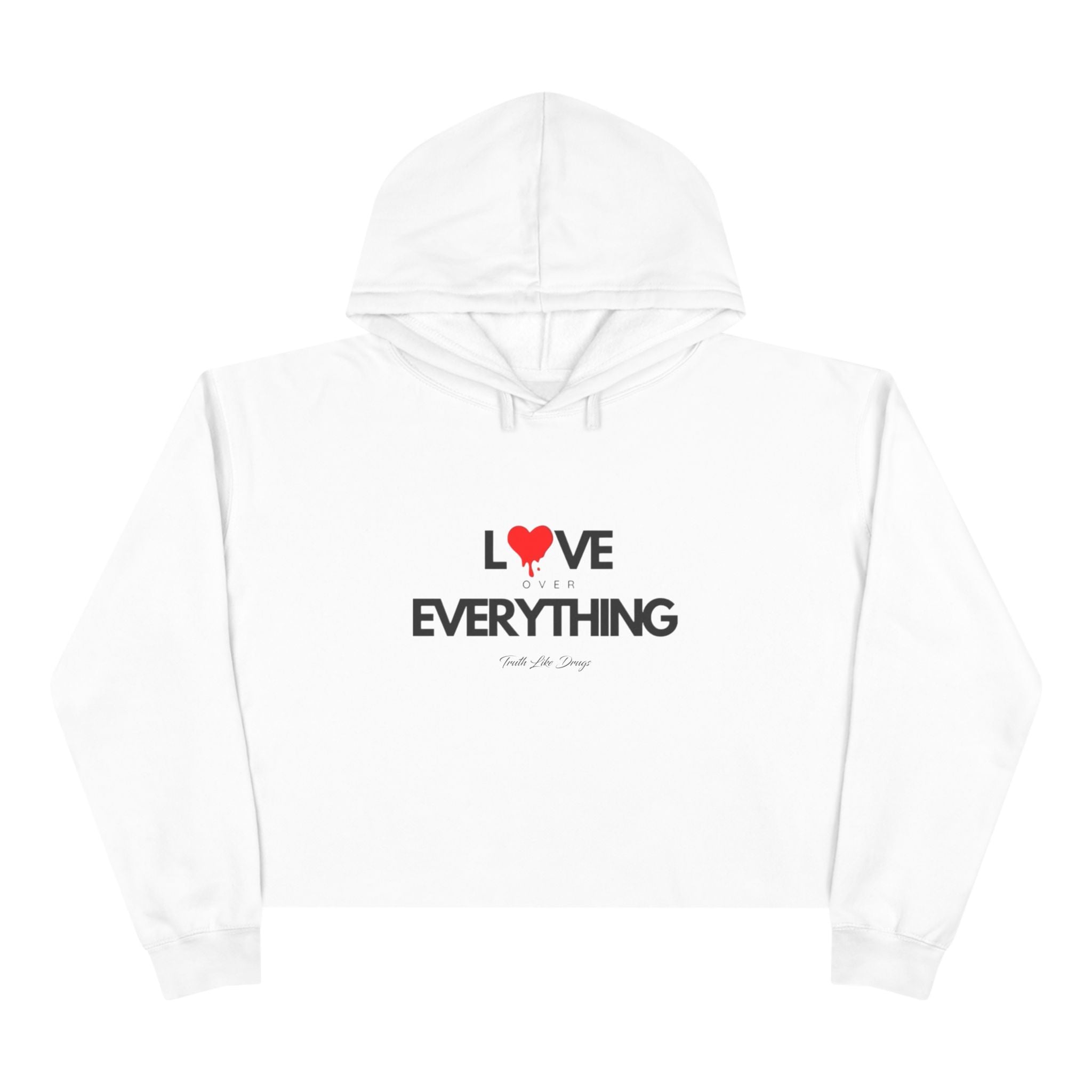 Love Over Everything | Crop Hoodie