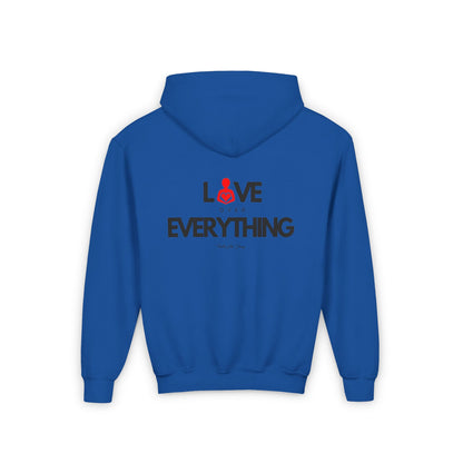 Love Over Everything | Youth Heavy Blend Hooded Sweatshirt