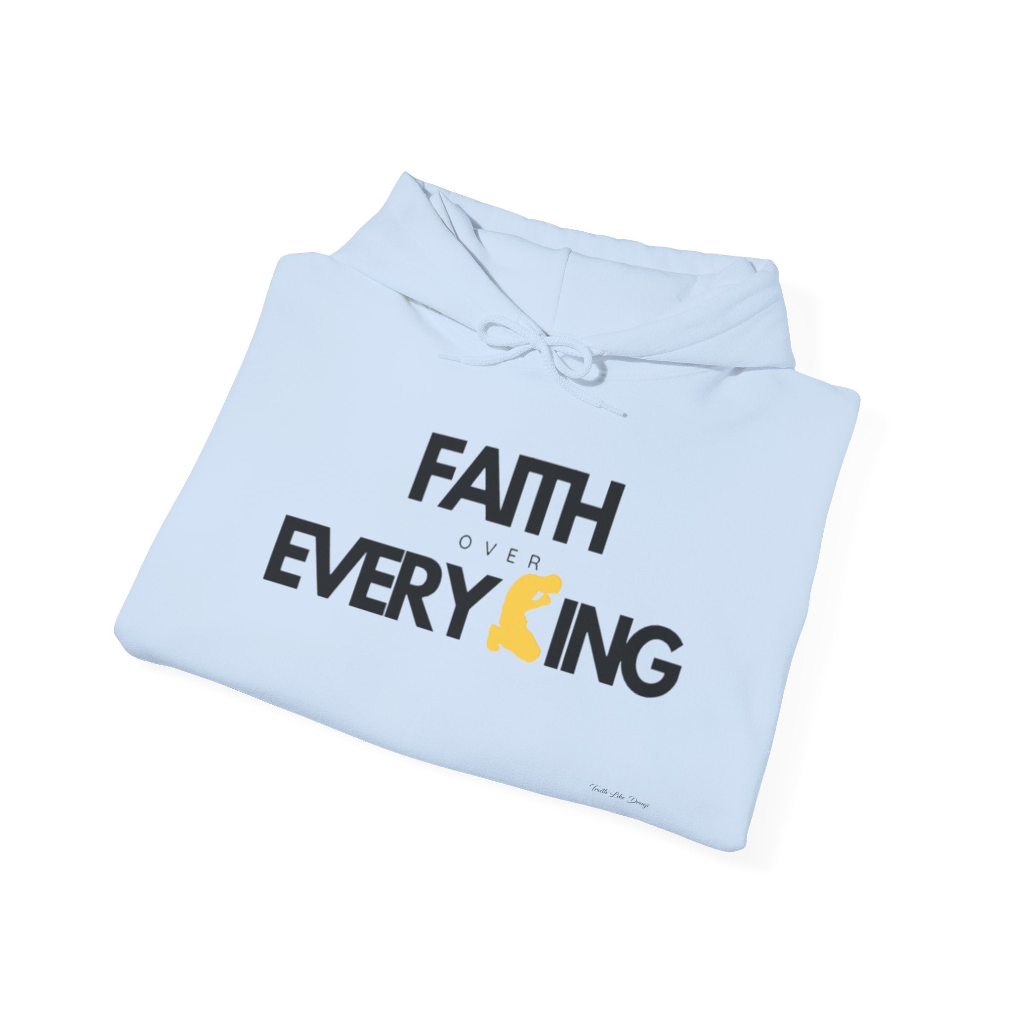 Faith Over Everything Hoodie | Unisex Heavy Blend™ Hooded Sweatshirt