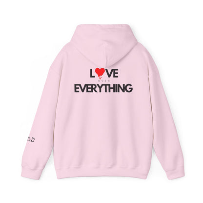 Love over Everything  TLD | Unisex Heavy Blend™ Hooded Sweatshirt