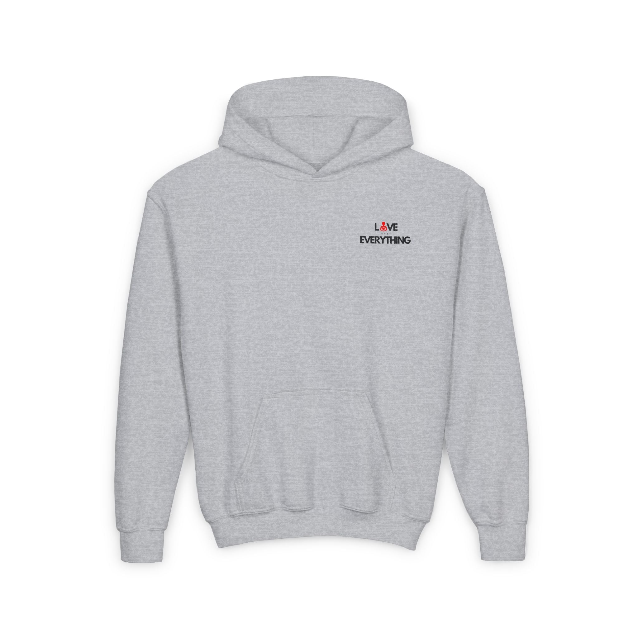 Love Over Everything | Youth Heavy Blend Hooded Sweatshirt