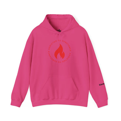 Women's Addicted To Substance Elements 2 Hoodie (Fire) | Heavy Blend™ Hooded Sweatshirt