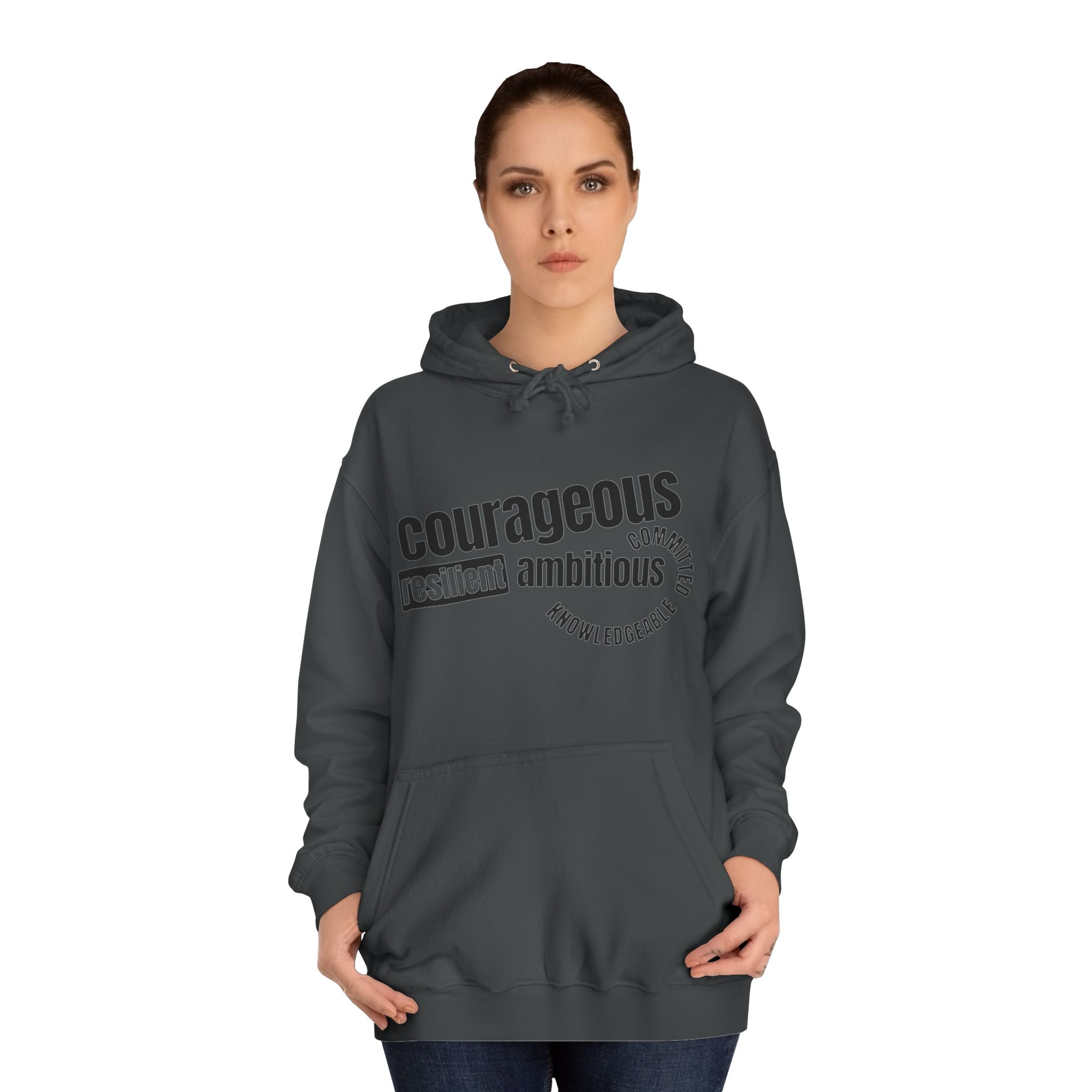 Courageous | Unisex College Hoodie