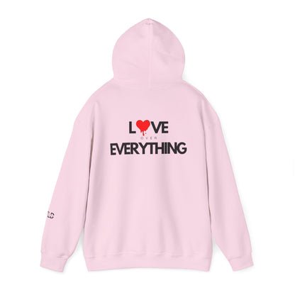 Love over Everything  TLD | Unisex Heavy Blend™ Hooded Sweatshirt