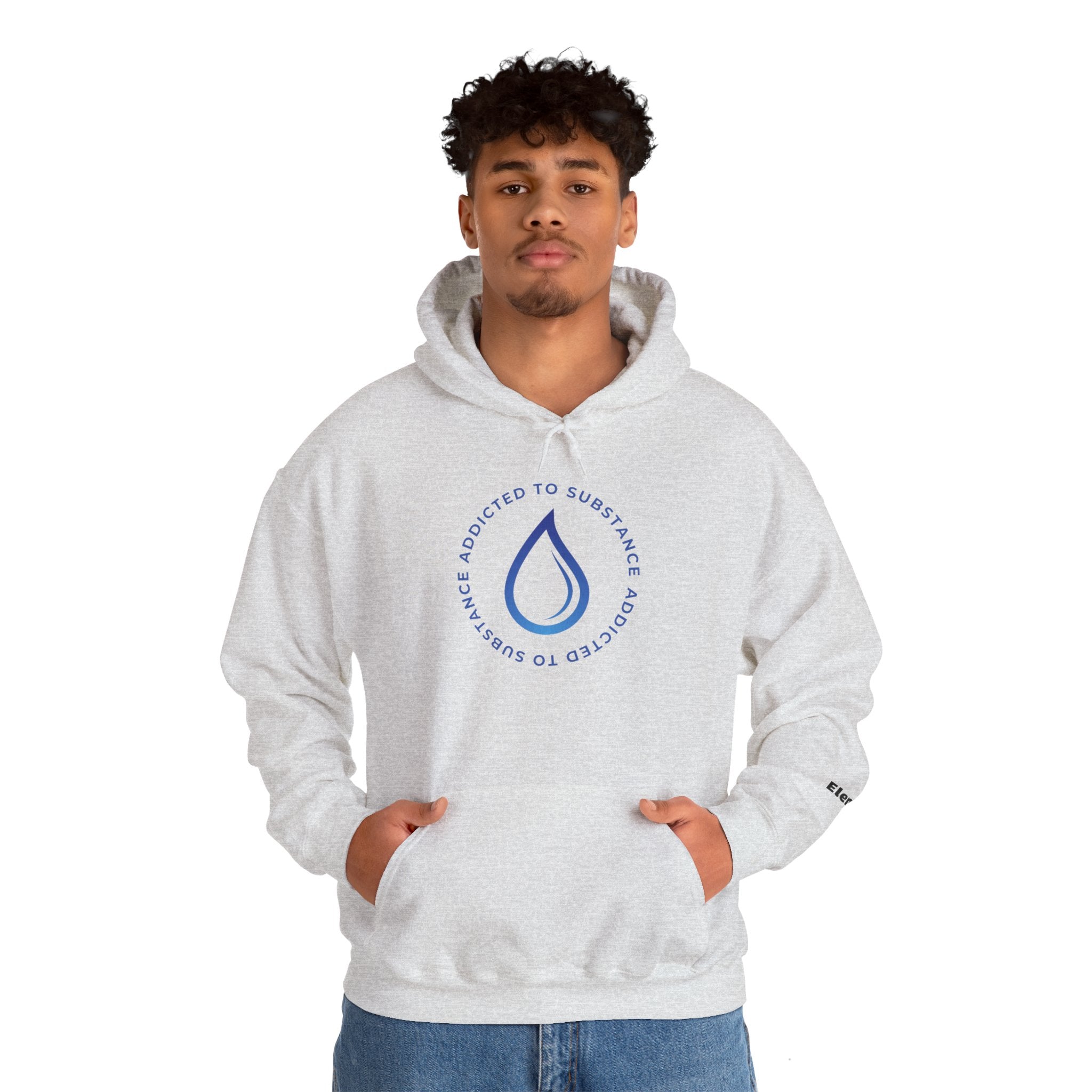 Men's Addicted To Substance Elements 2 Hoodie (Water) |  Heavy Blend™ Hooded Sweatshirt