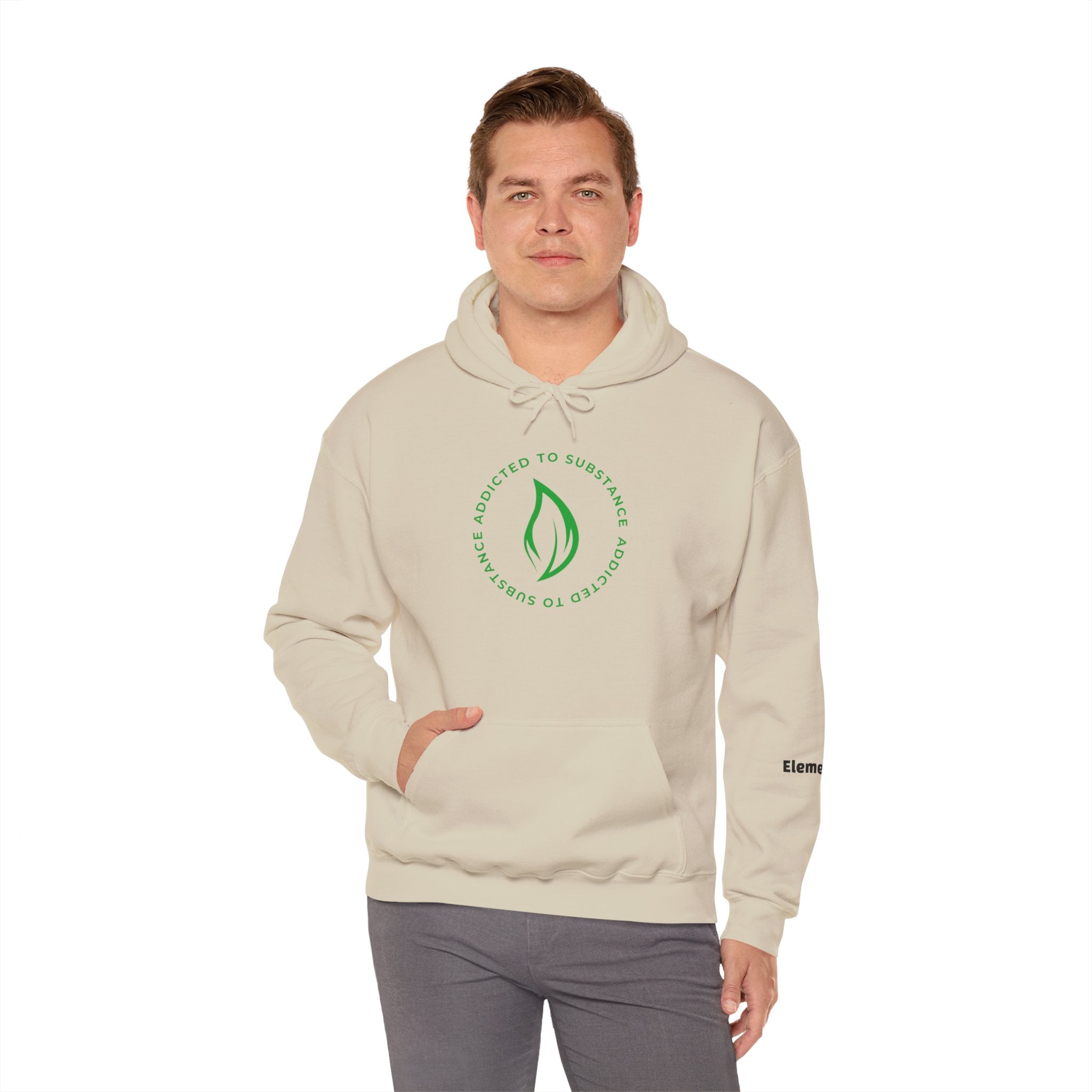 Men's Addicted To Substance Elements 2 Hoodie (Earth) | Heavy Blend™ Hooded Sweatshirt