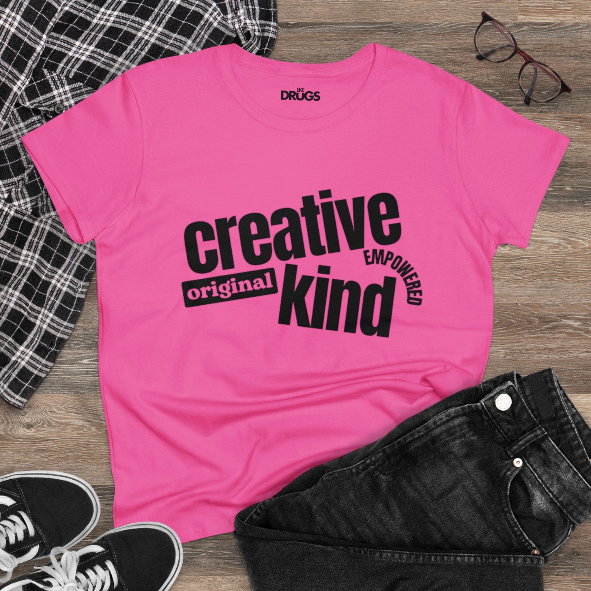 Creative Original Kind Empowered | Women's Midweight Cotton Tee