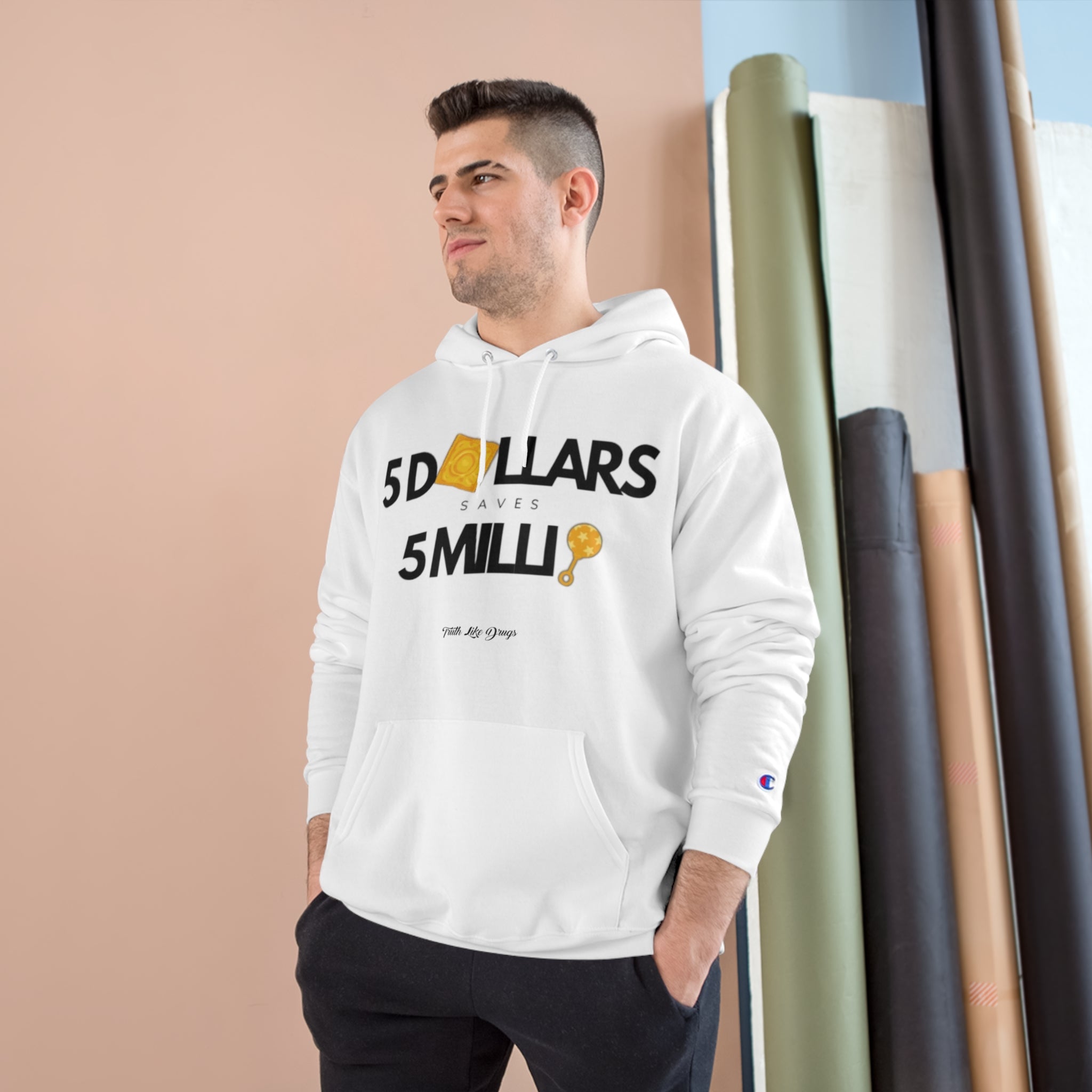 $5 Saves 5 Mill  Signature Hoodie | Champion