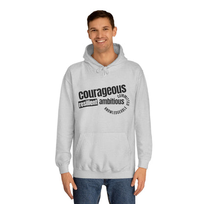 Courageous | Unisex College Hoodie