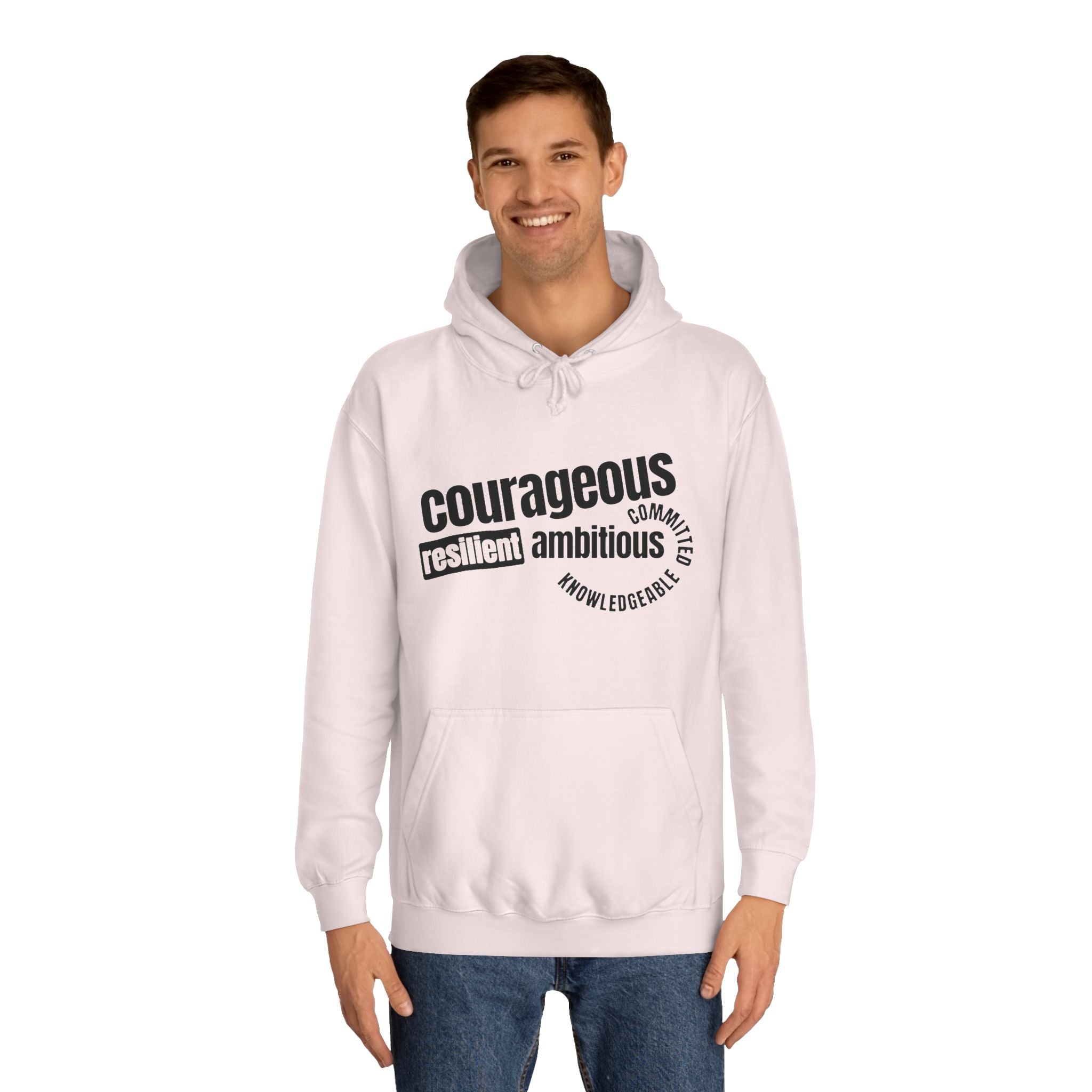 Courageous | Unisex College Hoodie