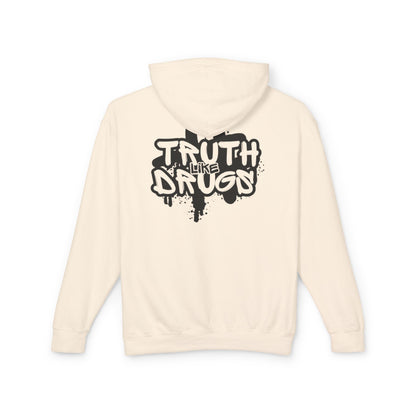 Truth Like Drugs | Unisex Lightweight Hooded Sweatshirt